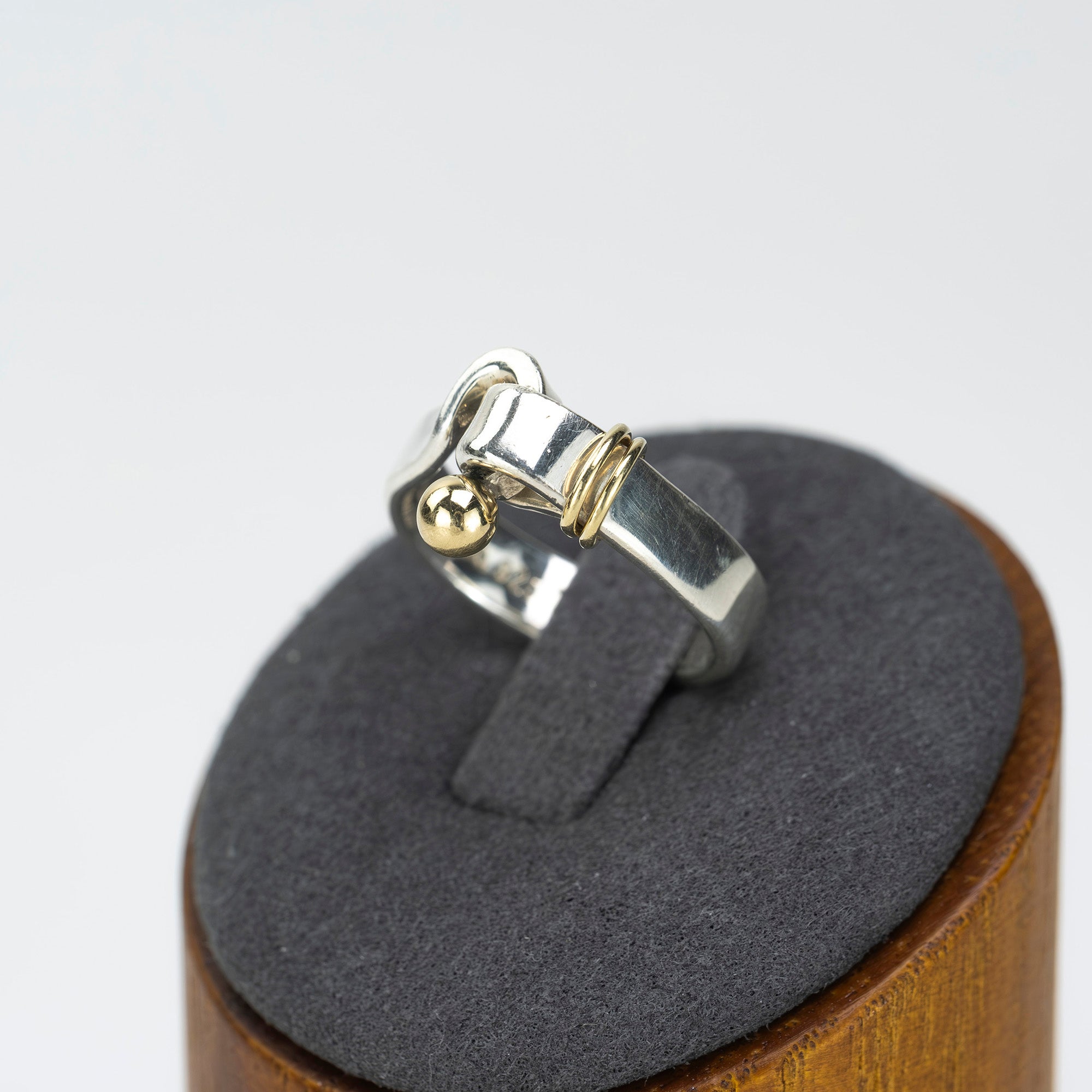 ティファニー TIFFANY&Co. フック&アイ リング 11号 レディースアクセサリー シルバー925 K18