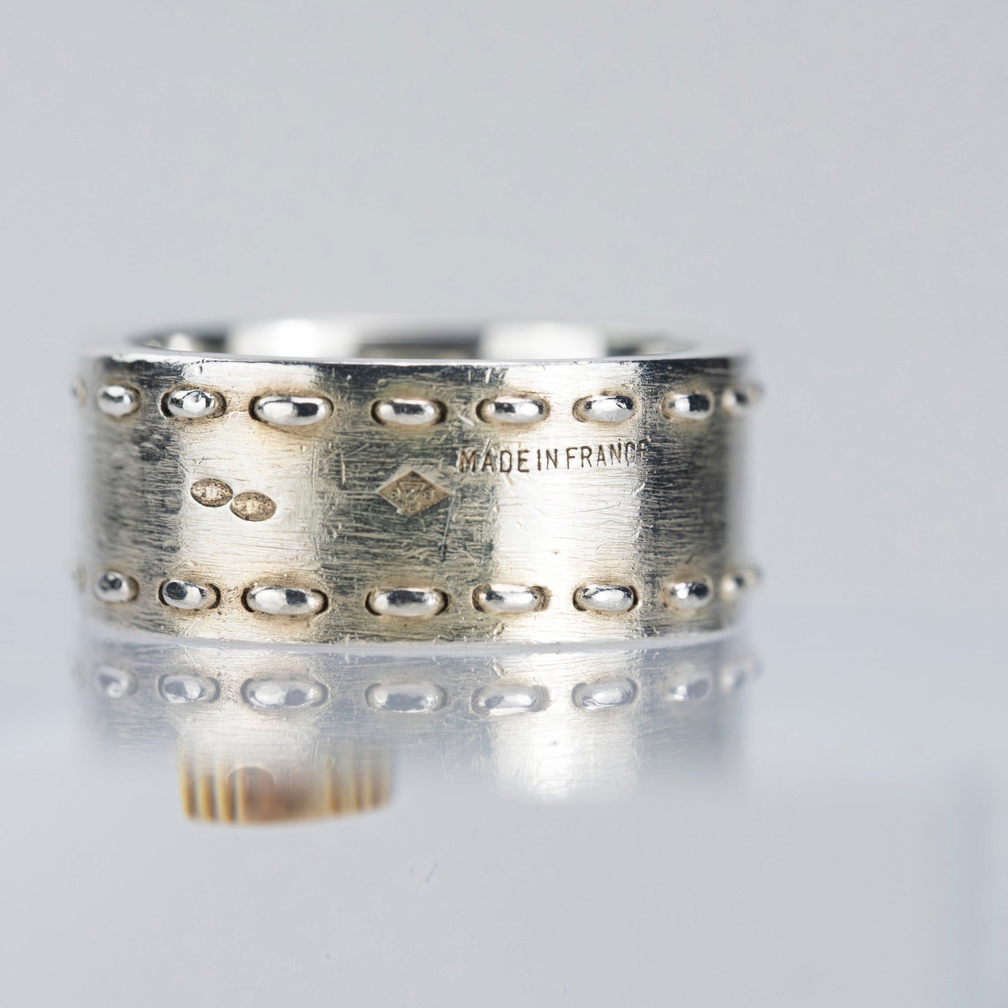 Hermes Kelly Ring, Silver 925, 18K, Size 9, Total weight approx. 10.32g