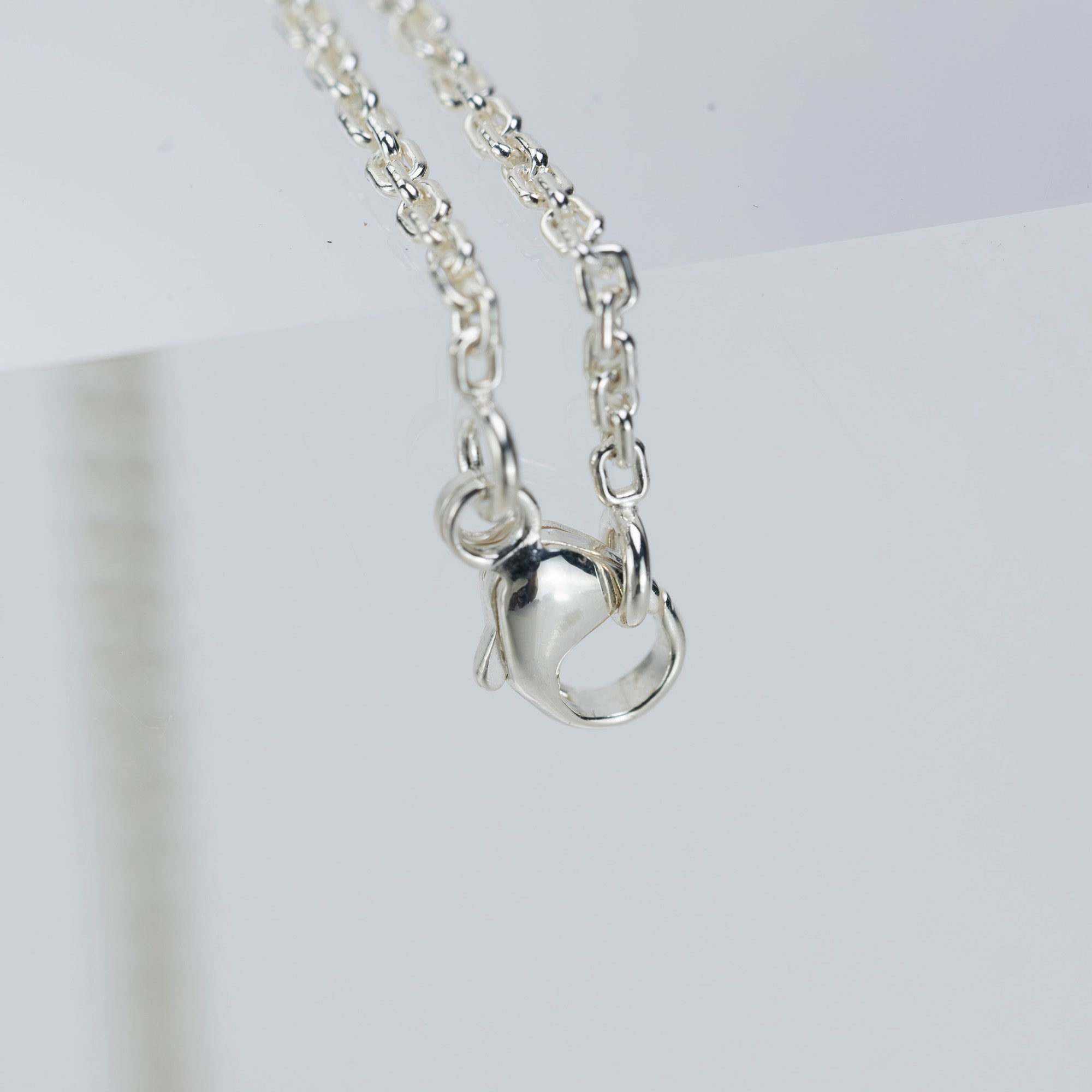 Louis Vuitton LOUIS VUITTON Pendant Silver Lockit Men's Accessories Necklace