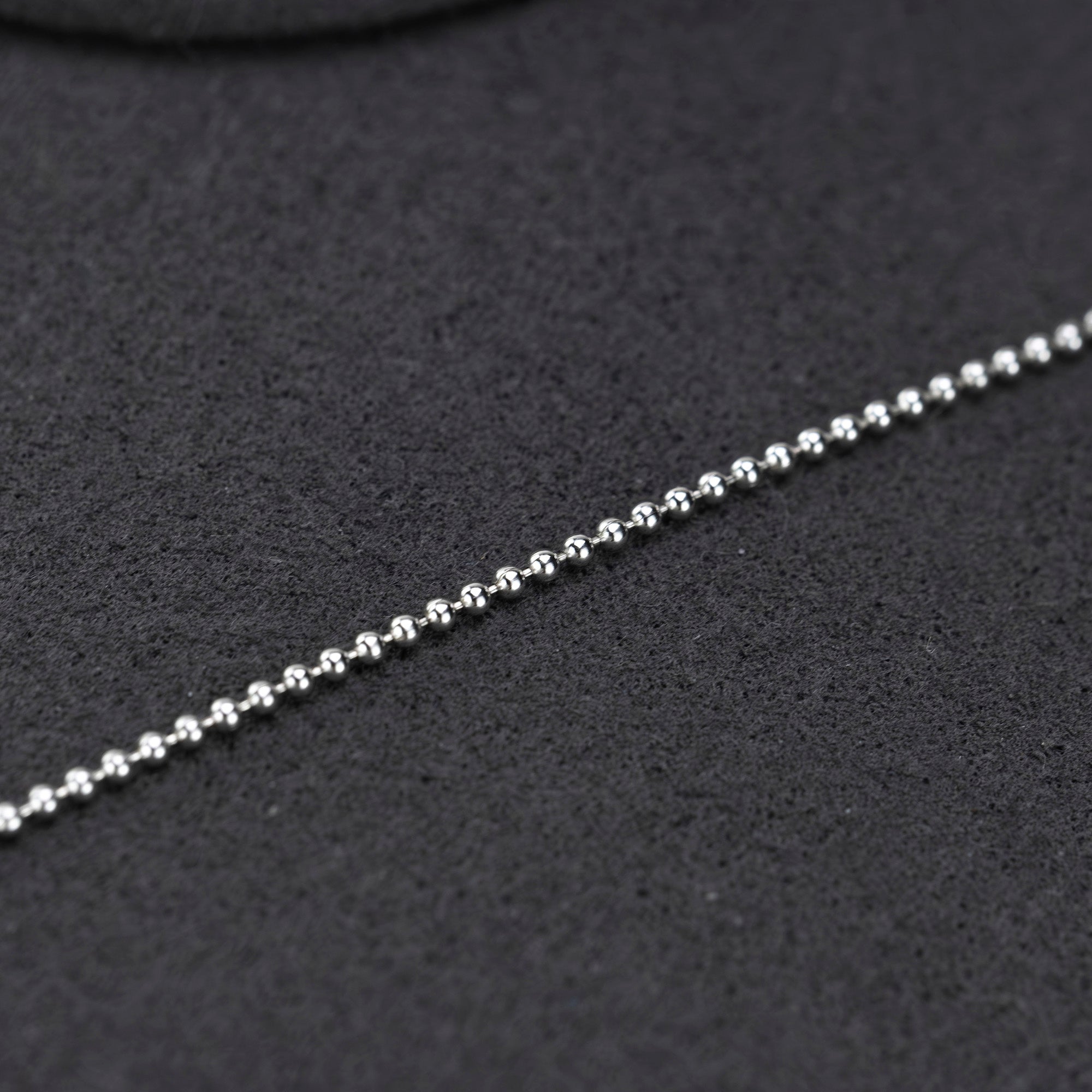 Justin Davis BABY EMINEM Ring Necklace Silver x Onyx