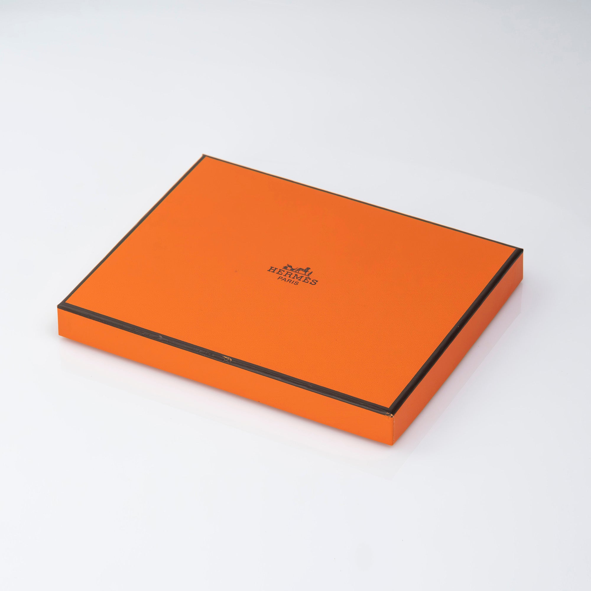 HERMES Chaine d'ancre Square Plate, Porcelain Tray, Discontinued Product