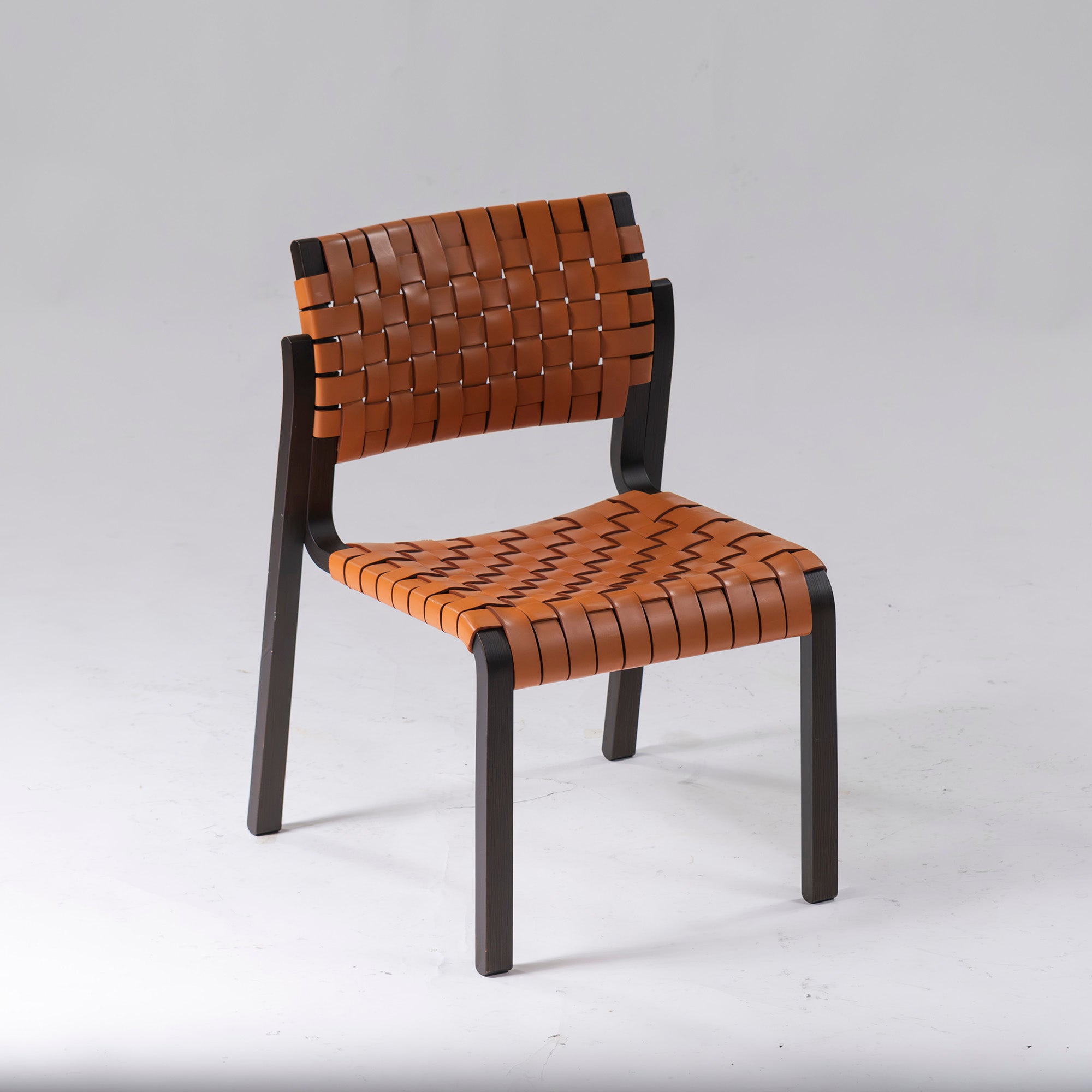Dining chair arflex NT NT armless chair leather bentwood Italian modern Japanese modern