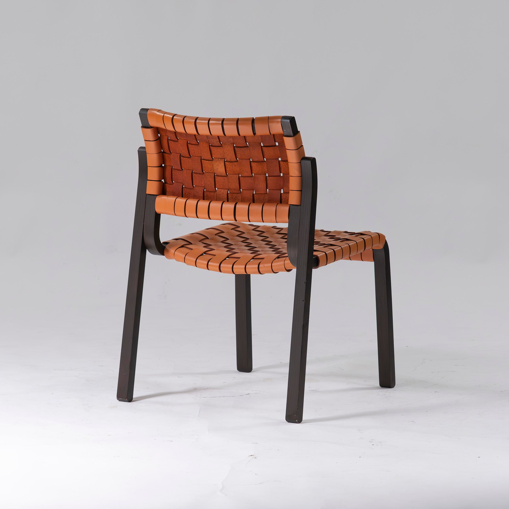 Dining chair arflex NT NT armless chair leather bentwood Italian modern Japanese modern