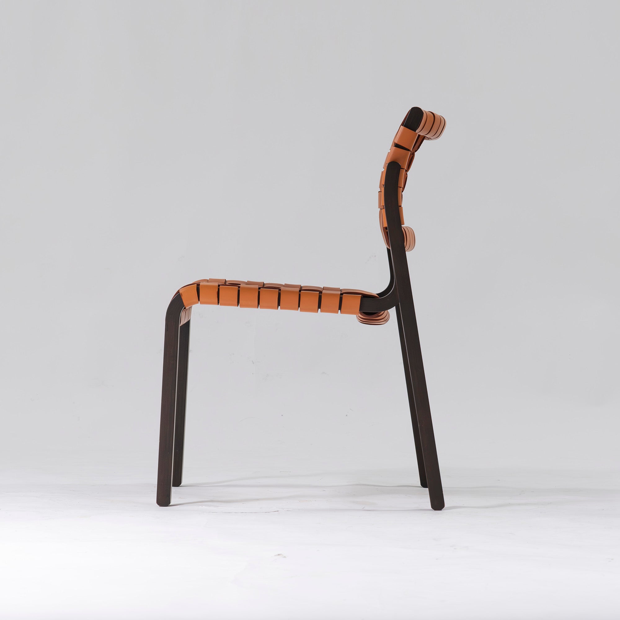 Dining chair arflex NT NT armless chair leather bentwood Italian modern Japanese modern