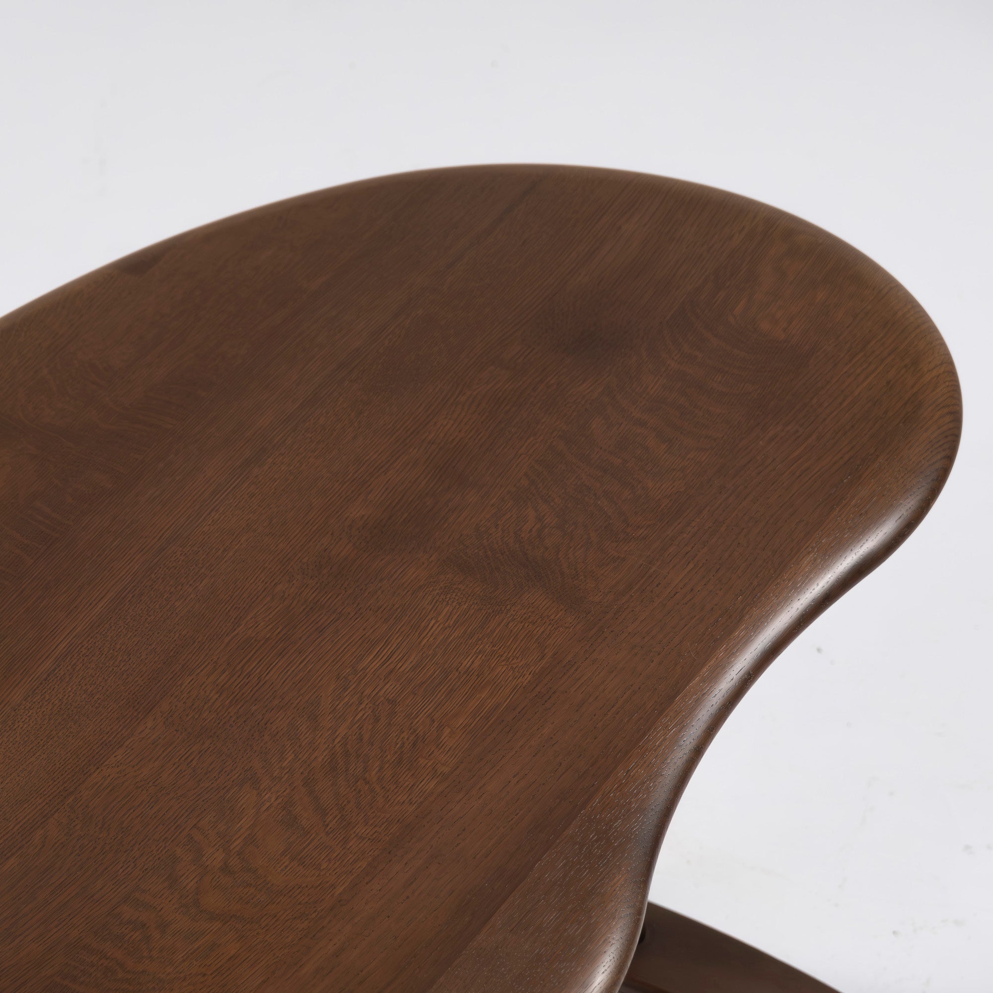 Dining table Hida Sangyo Woodpecker JIN Dining table w145 Oak bean-shaped top Bean table Solid wood