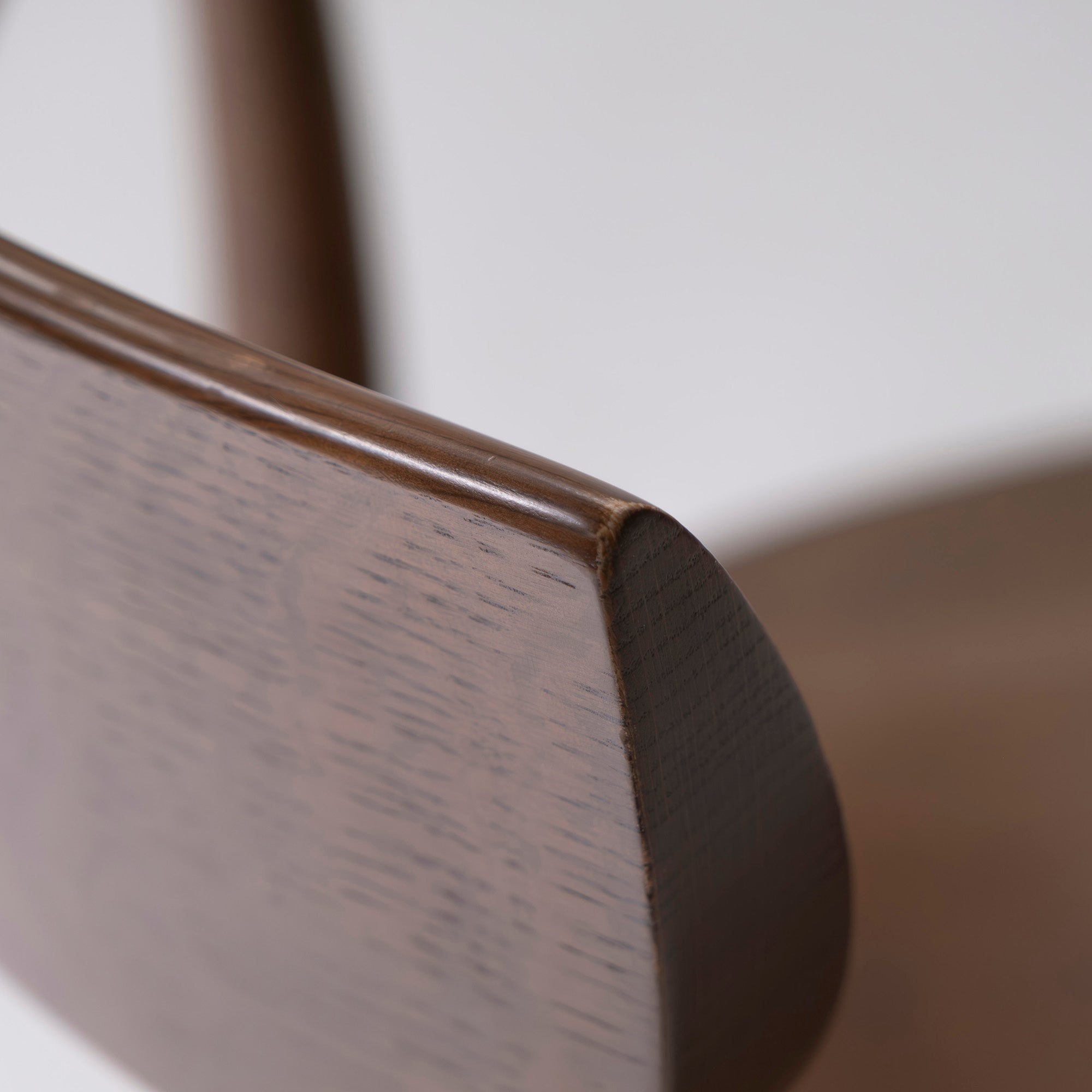 Dining chair Hida Sangyo KITZUKI CRESCENT Armless chair (1) Solid oak wood Wooden seat Japanese modern Natural