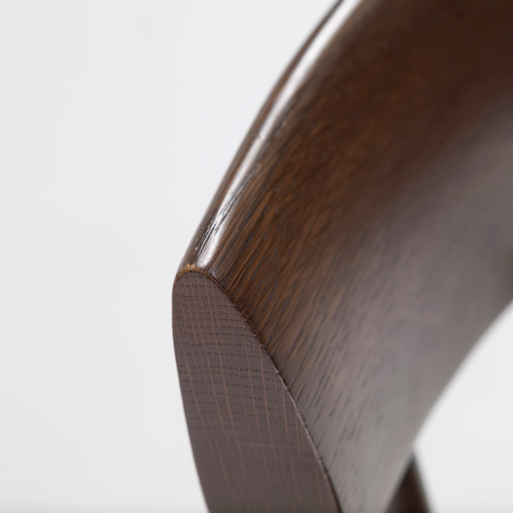 Dining chair Hida Sangyo KITZUKI CRESCENT Armless chair (2) Solid oak wood Wooden seat Japanese modern Natural
