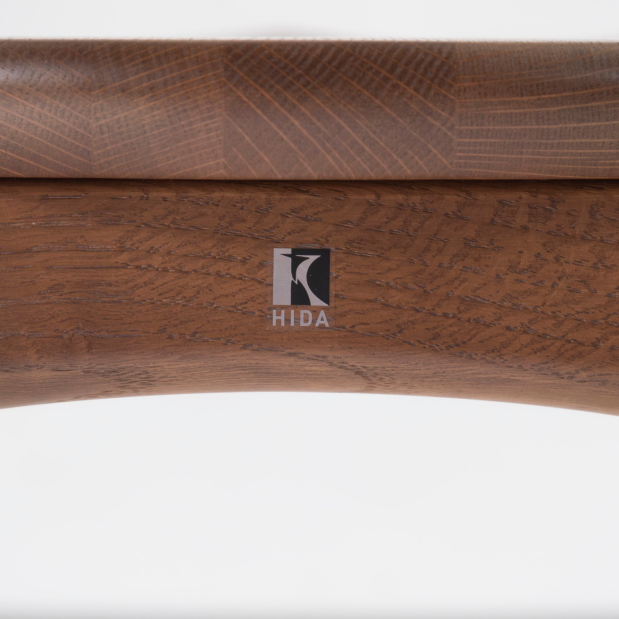 Dining chair Hida Sangyo KITZUKI CRESCENT Armless chair (2) Solid oak wood Wooden seat Japanese modern Natural