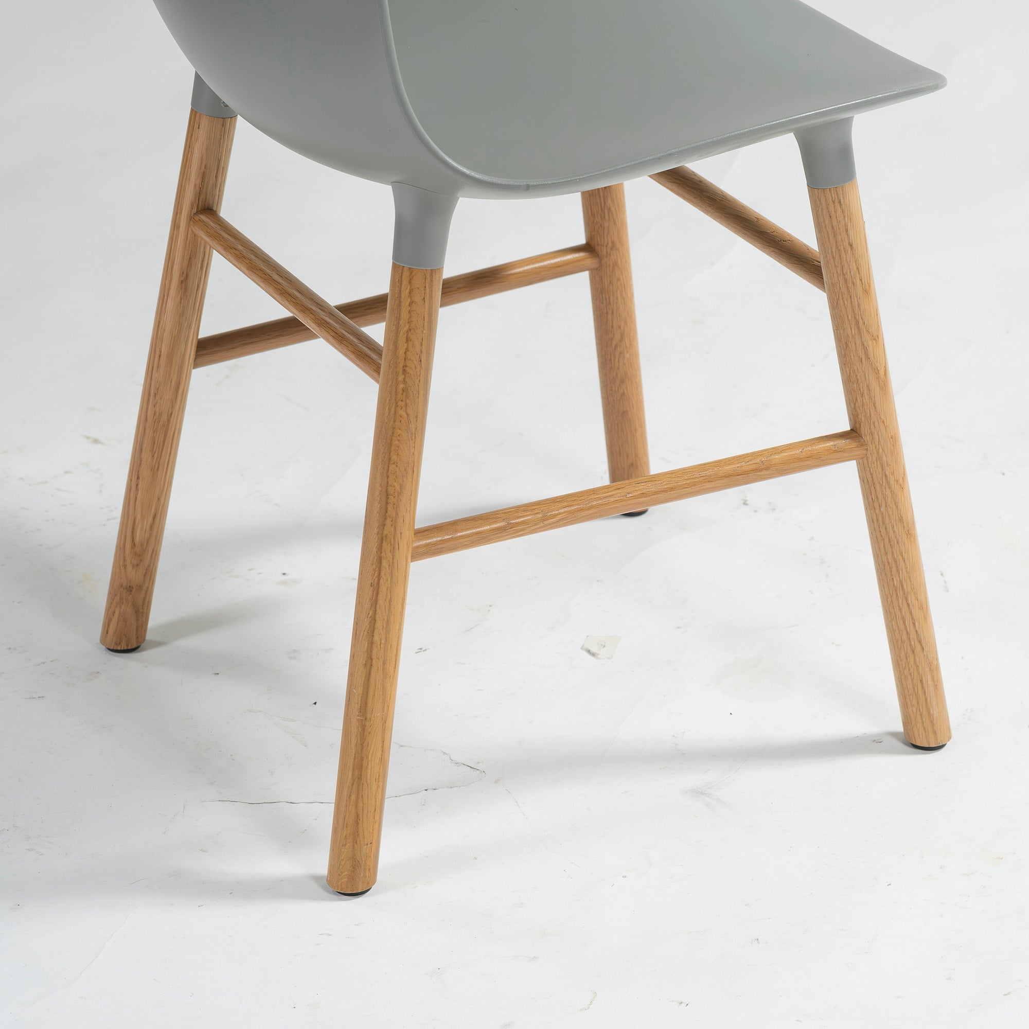 Dining chair Normann Copenhagen Normann Copenhagen Foam Chair Gray (2) Shell chair Nordic modern
