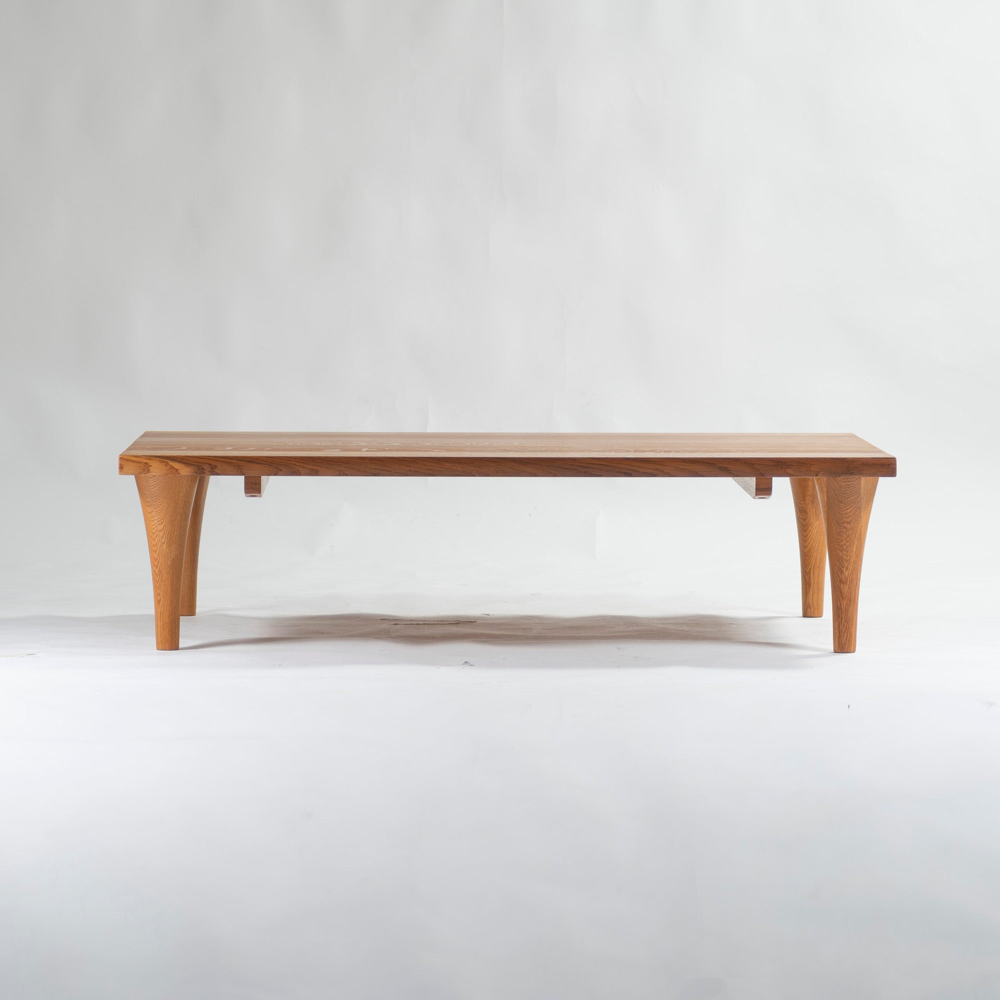 Center table Hida Sangyo Woodpecker Words of the Forest SN342 Rectangular living table w135 White oak solid wood Beeswax finish Japanese modern