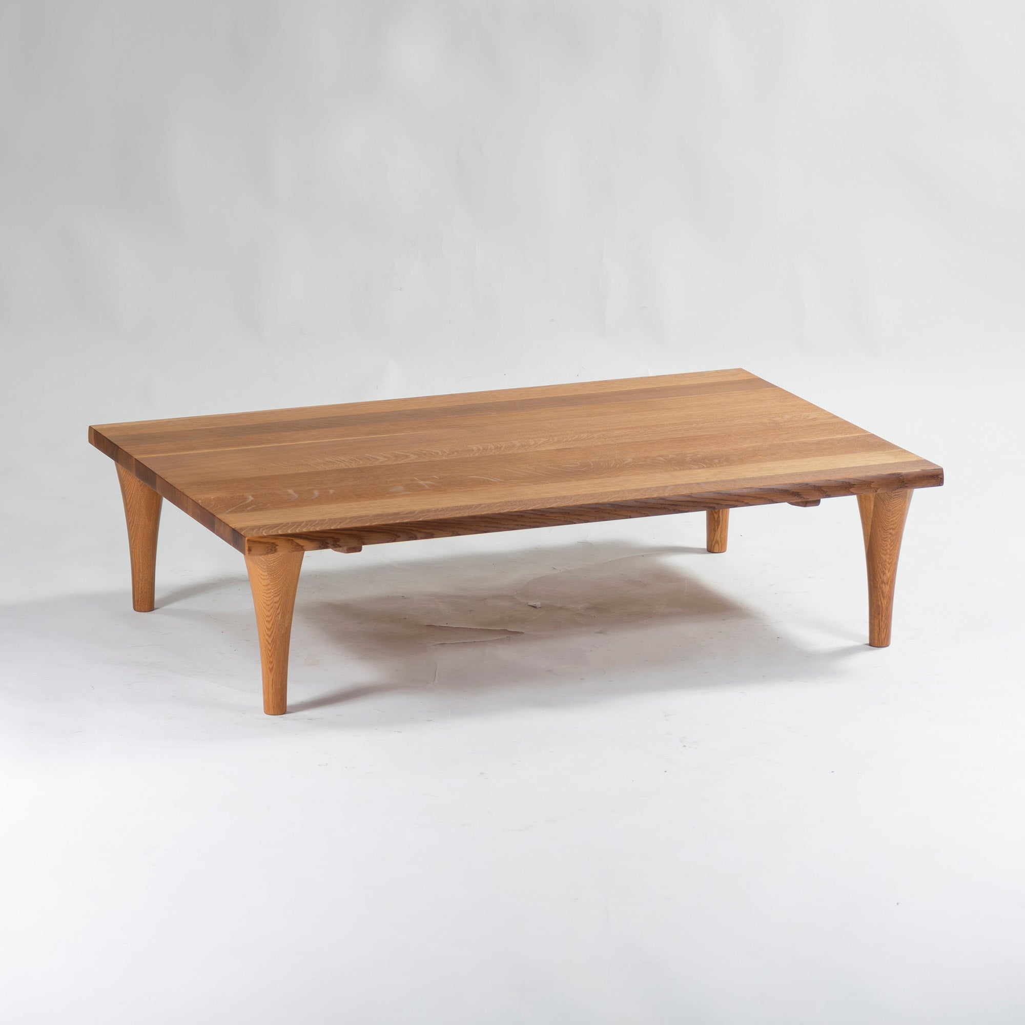 Center table Hida Sangyo Woodpecker Words of the Forest SN342 Rectangular living table w135 White oak solid wood Beeswax finish Japanese modern