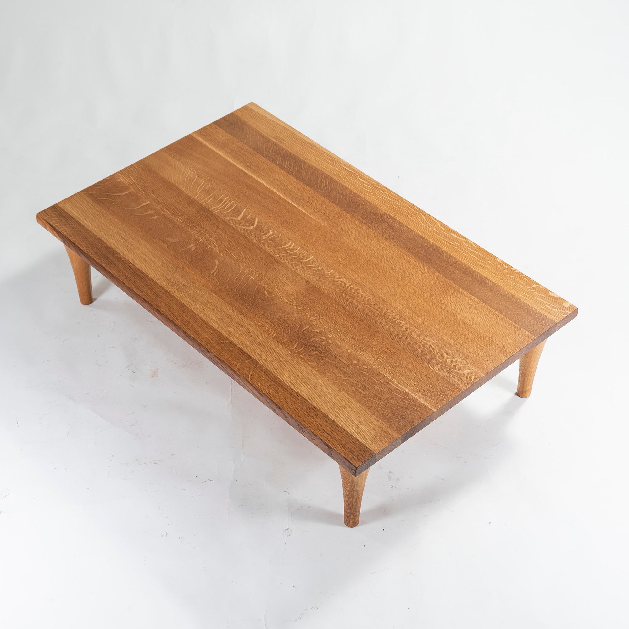 Center table Hida Sangyo Woodpecker Words of the Forest SN342 Rectangular living table w135 White oak solid wood Beeswax finish Japanese modern