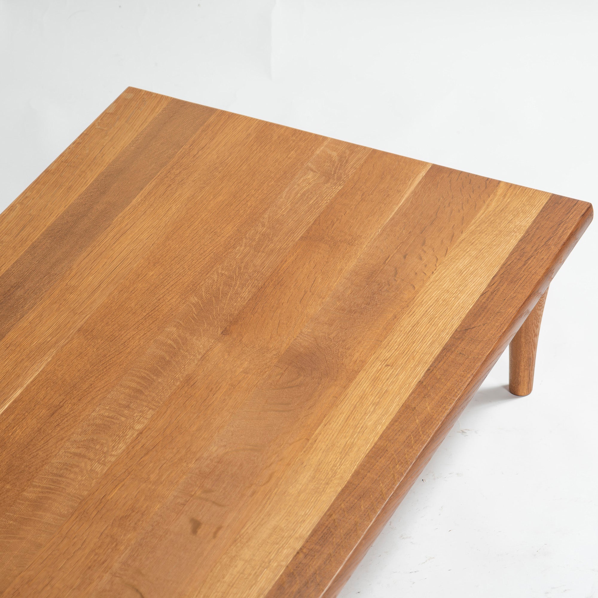Center table Hida Sangyo Woodpecker Words of the Forest SN342 Rectangular living table w135 White oak solid wood Beeswax finish Japanese modern