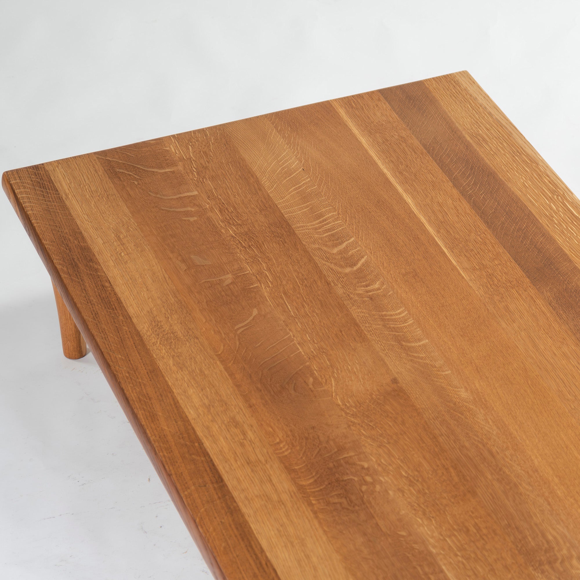 Center table Hida Sangyo Woodpecker Words of the Forest SN342 Rectangular living table w135 White oak solid wood Beeswax finish Japanese modern
