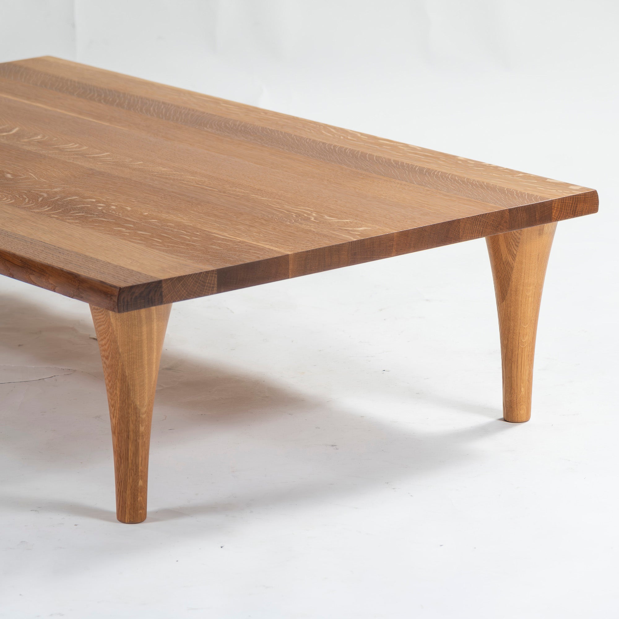 Center table Hida Sangyo Woodpecker Words of the Forest SN342 Rectangular living table w135 White oak solid wood Beeswax finish Japanese modern