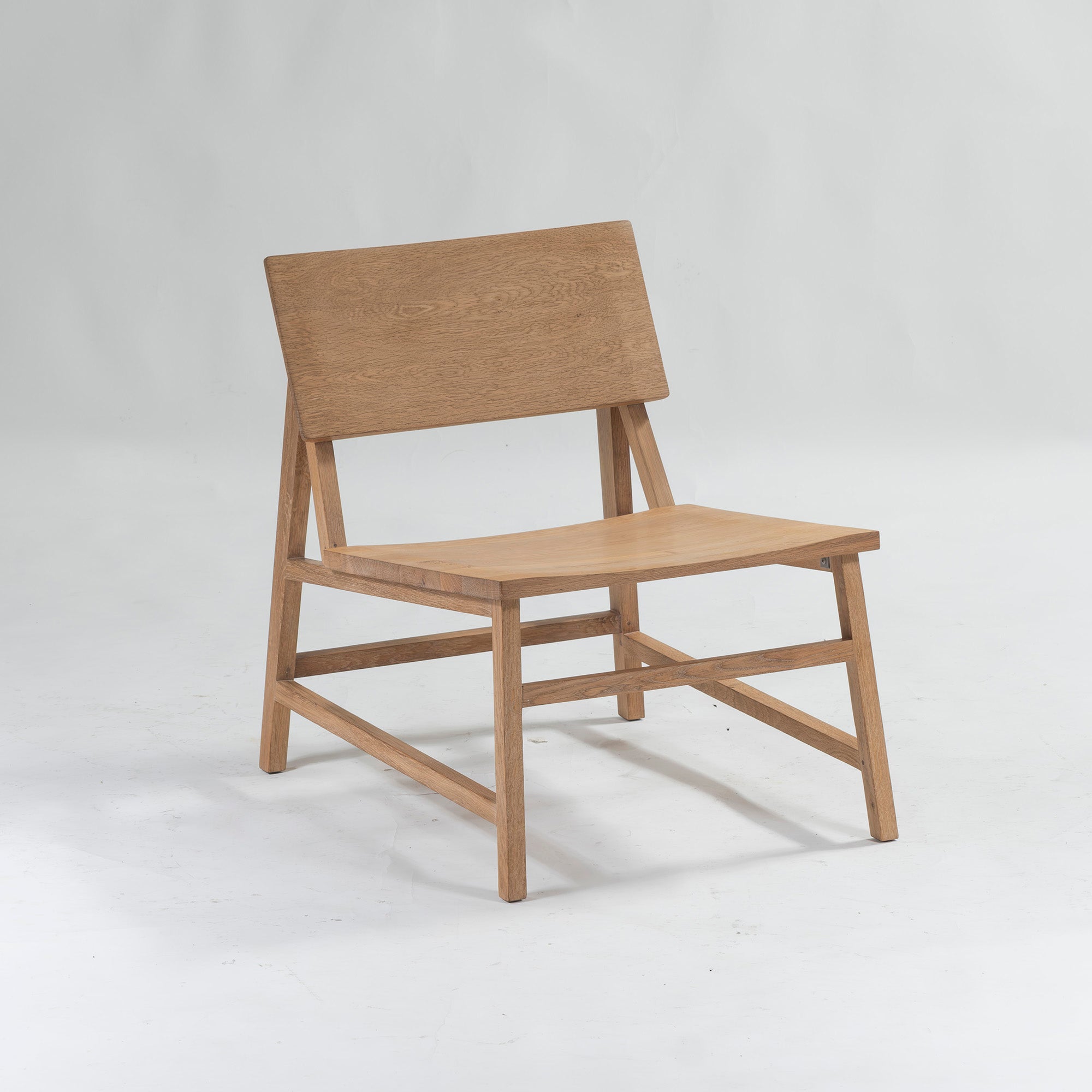 Lounge chair Ethnicraft N2 Solid oak Natural modern Scandinavian design Living chair Personal chair