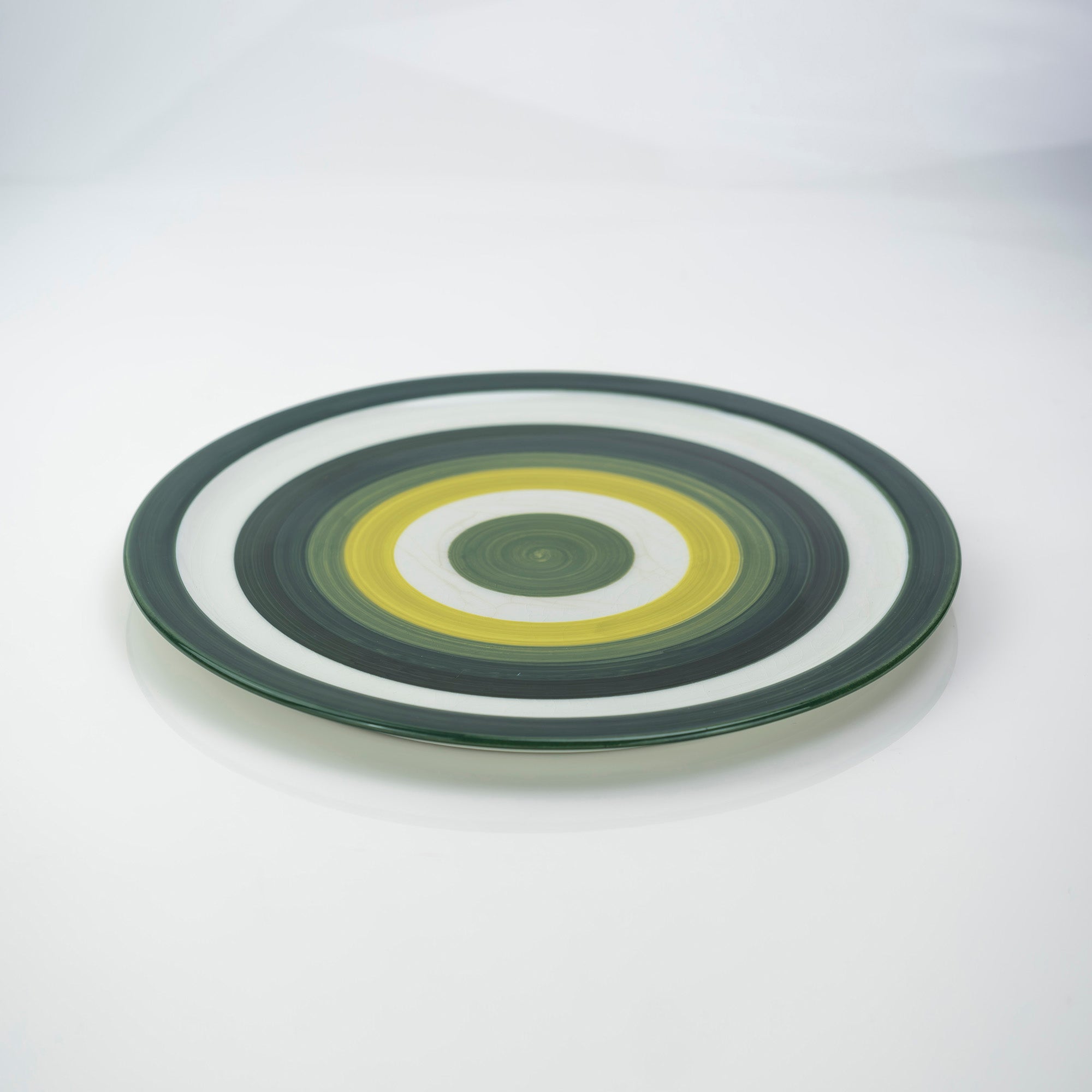 Arabia Gunnel Sallmen 29cm Plate, Green, Nordic Vintage, 1950s-1960s (1)