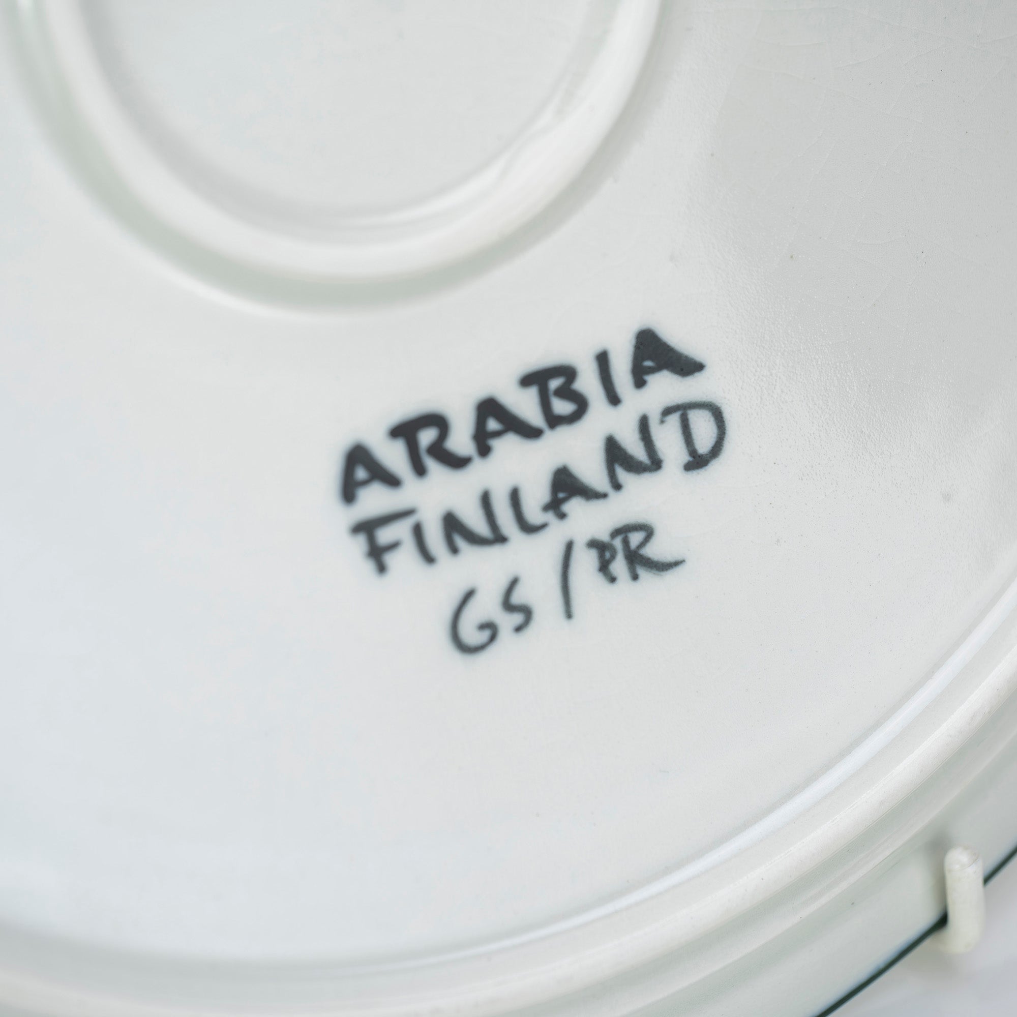 Arabia Gunnel Sallmen 29cm Plate, Green, Nordic Vintage, 1950s-1960s (1)