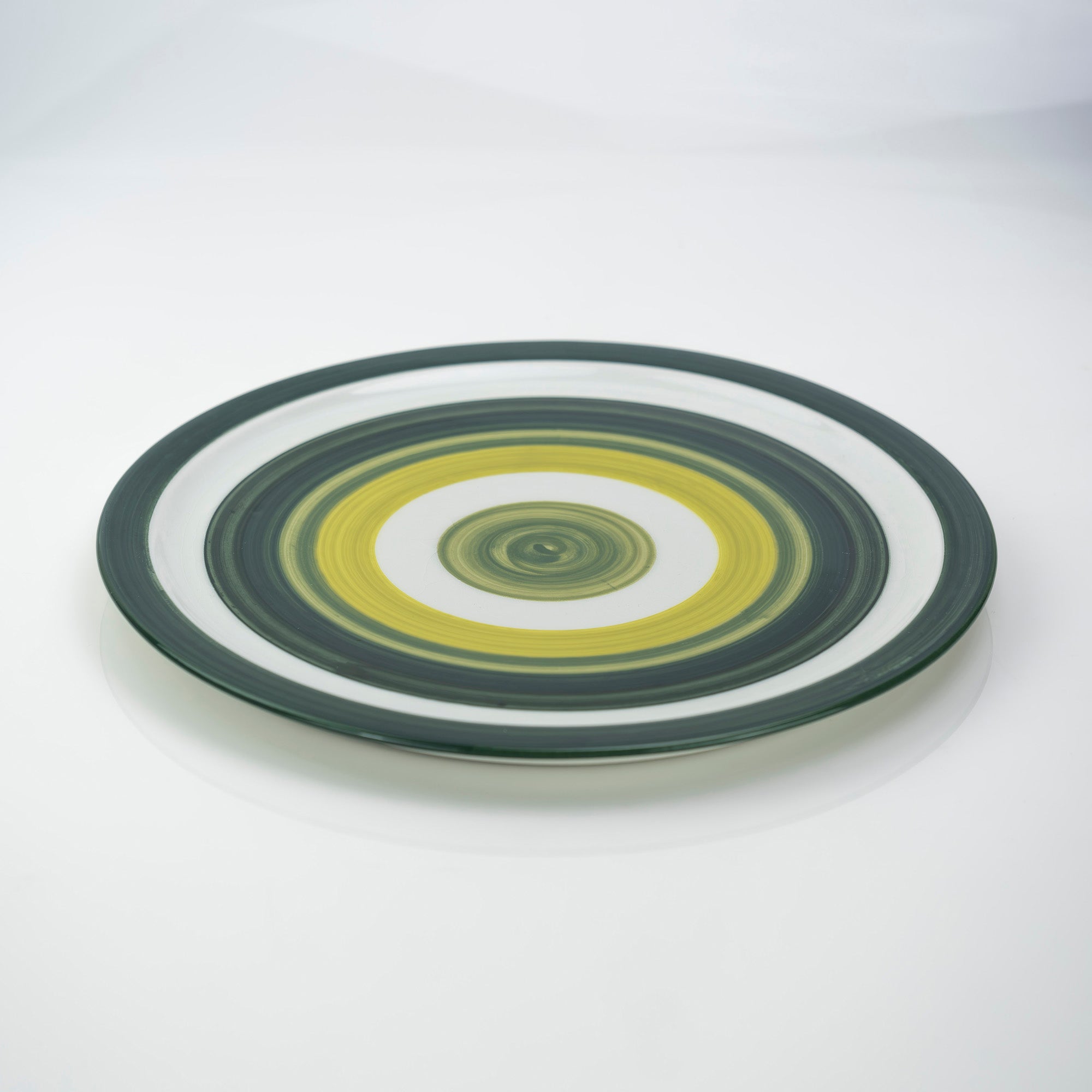 Arabia Gunnel Sallmen 29cm Plate, Green, Nordic Vintage, 1950s-1960s (2)
