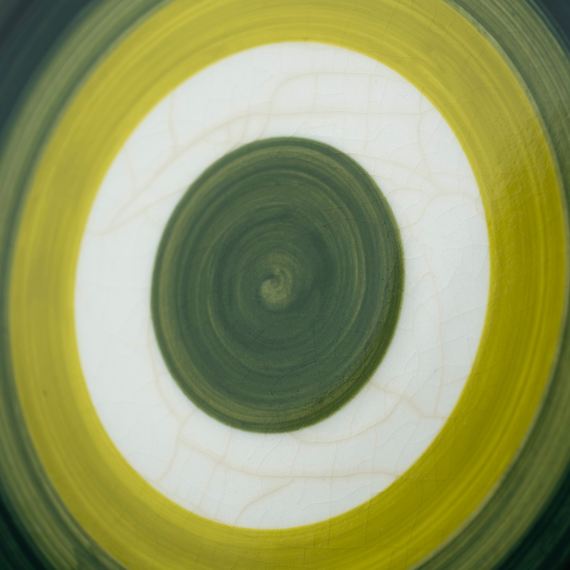 Arabia Gunnel Sallmen 29cm Plate, Green, Nordic Vintage, 1950s-1960s (3)