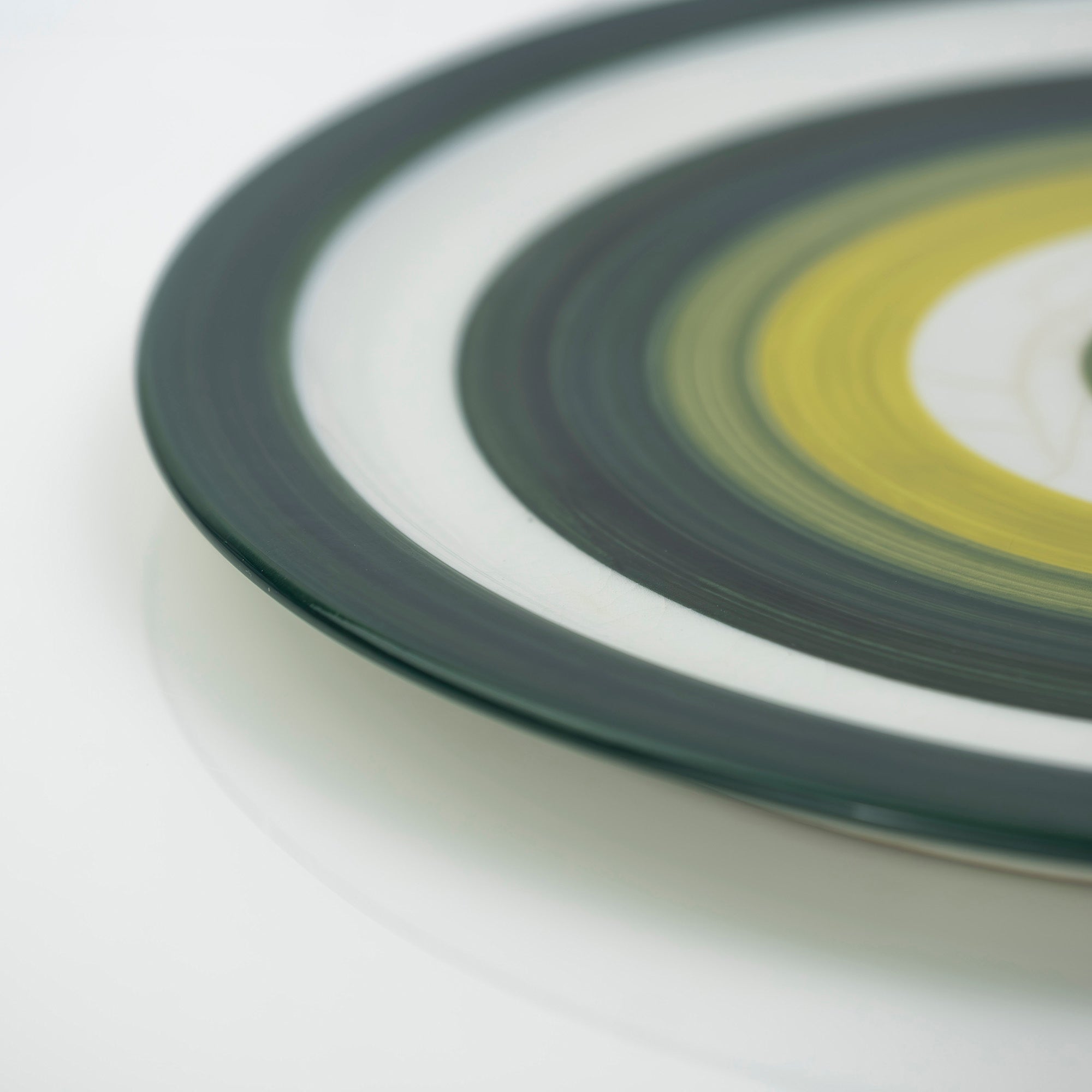 Arabia Gunnel Sallmen 29cm Plate, Green, Nordic Vintage, 1950s-1960s (3)