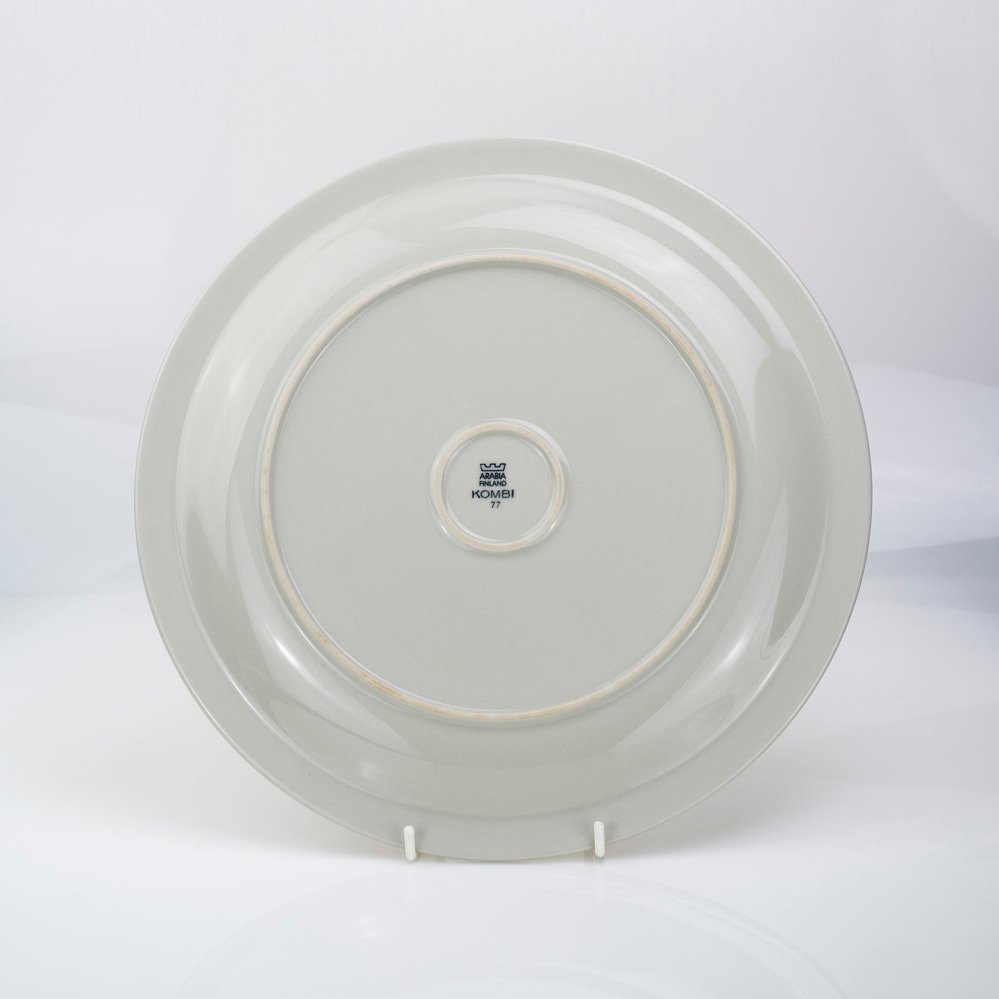 ARABIA Kombi Kati Tuominen-Niittyla Round Plate 33cm Nordic Vintage 1970s (1)