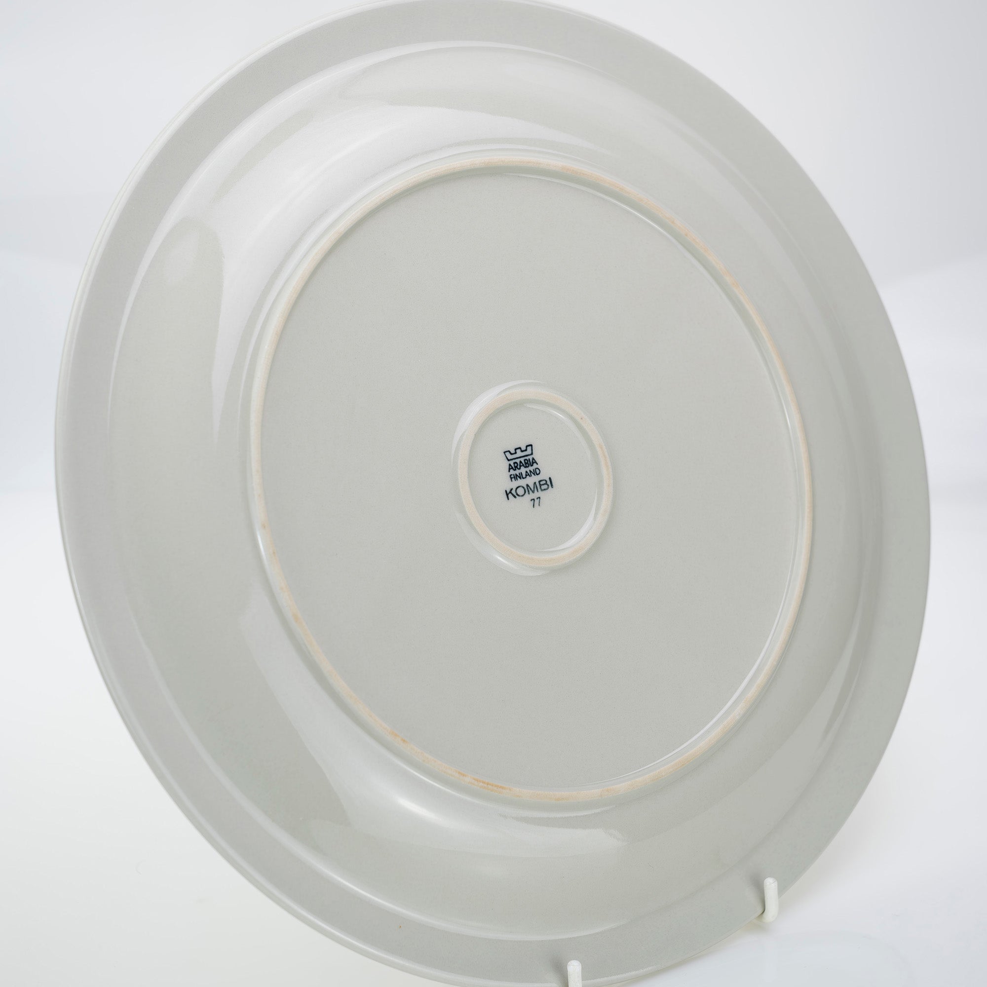 ARABIA Kombi Kati Tuominen-Niittyla Round Plate 33cm Nordic Vintage 1970s (1)