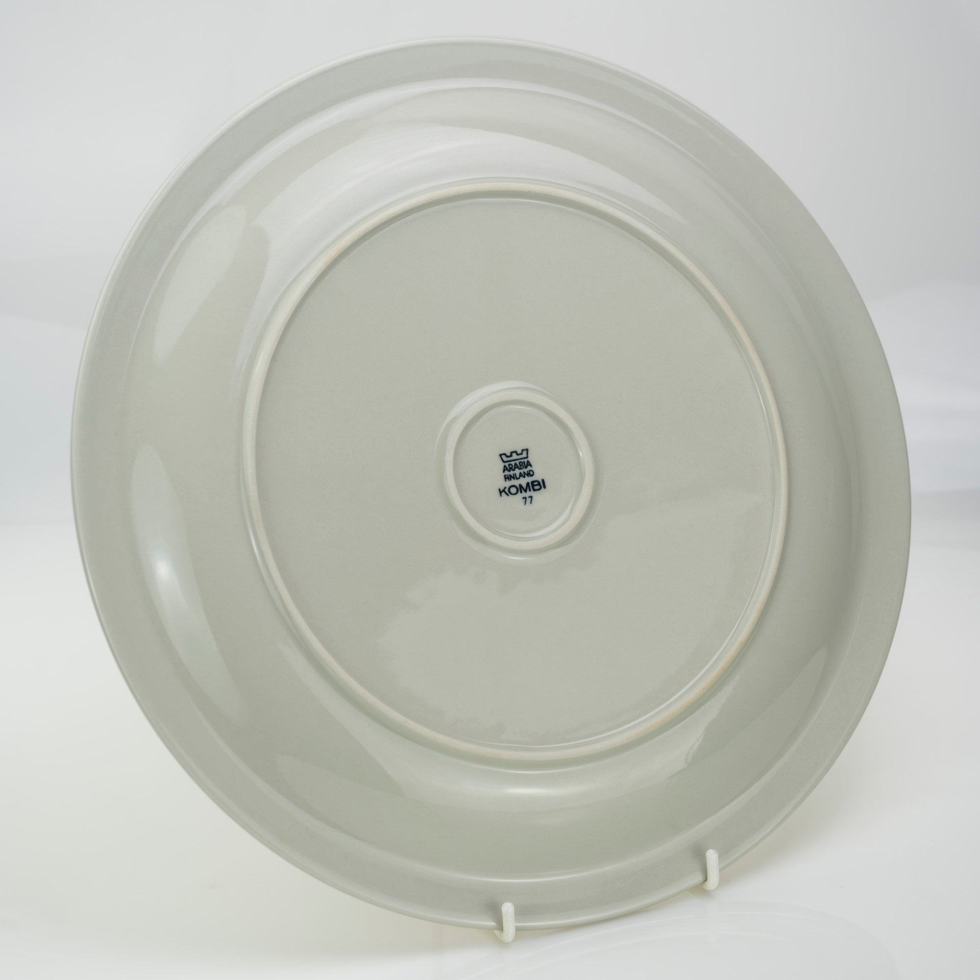 ARABIA Kombi Kati Tuominen-Niittyla Round Plate 33cm Nordic Vintage 1970s (2)