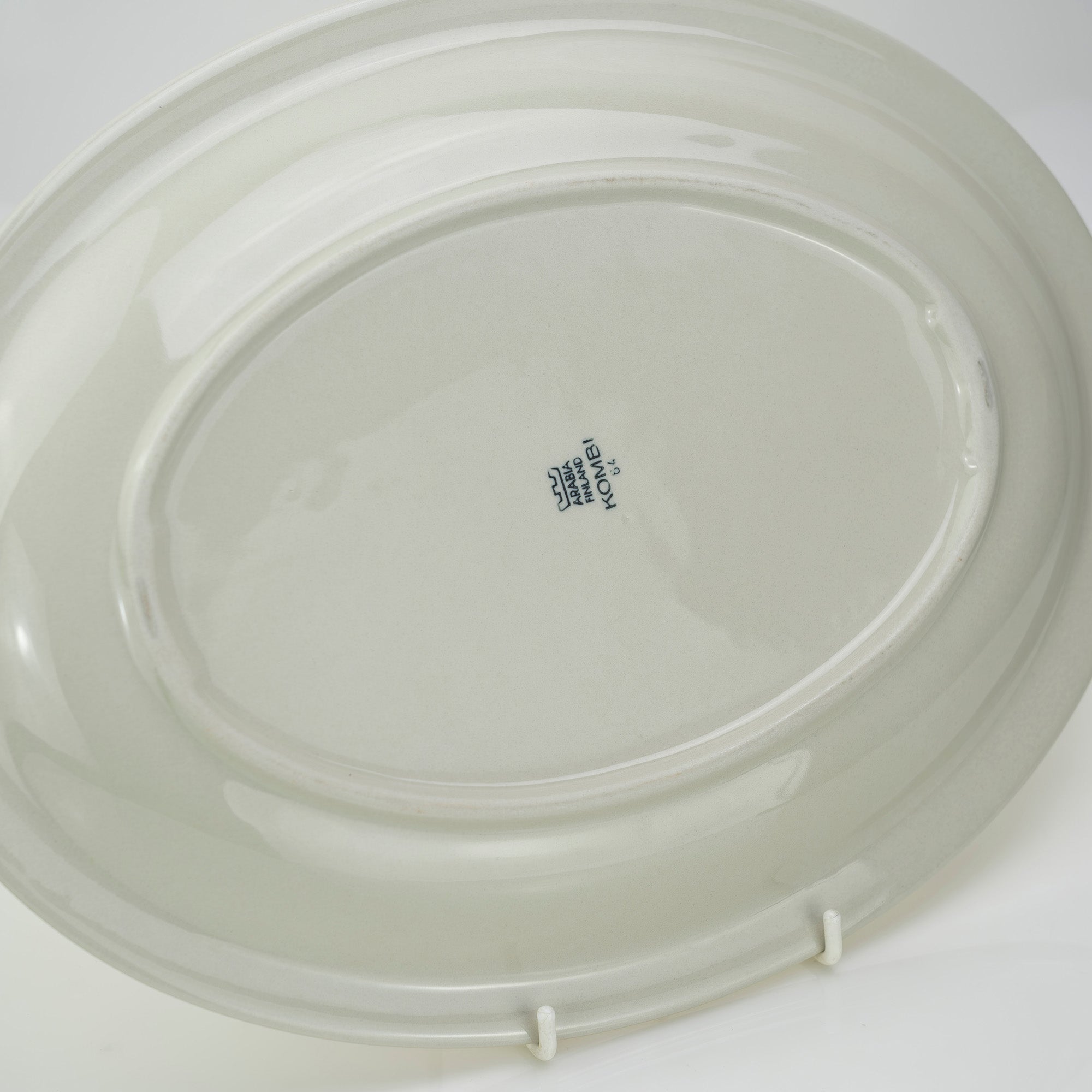 Arabia Combi Kati Tuominen-Niittyla Oval Plate 36cm Nordic Vintage 1970s