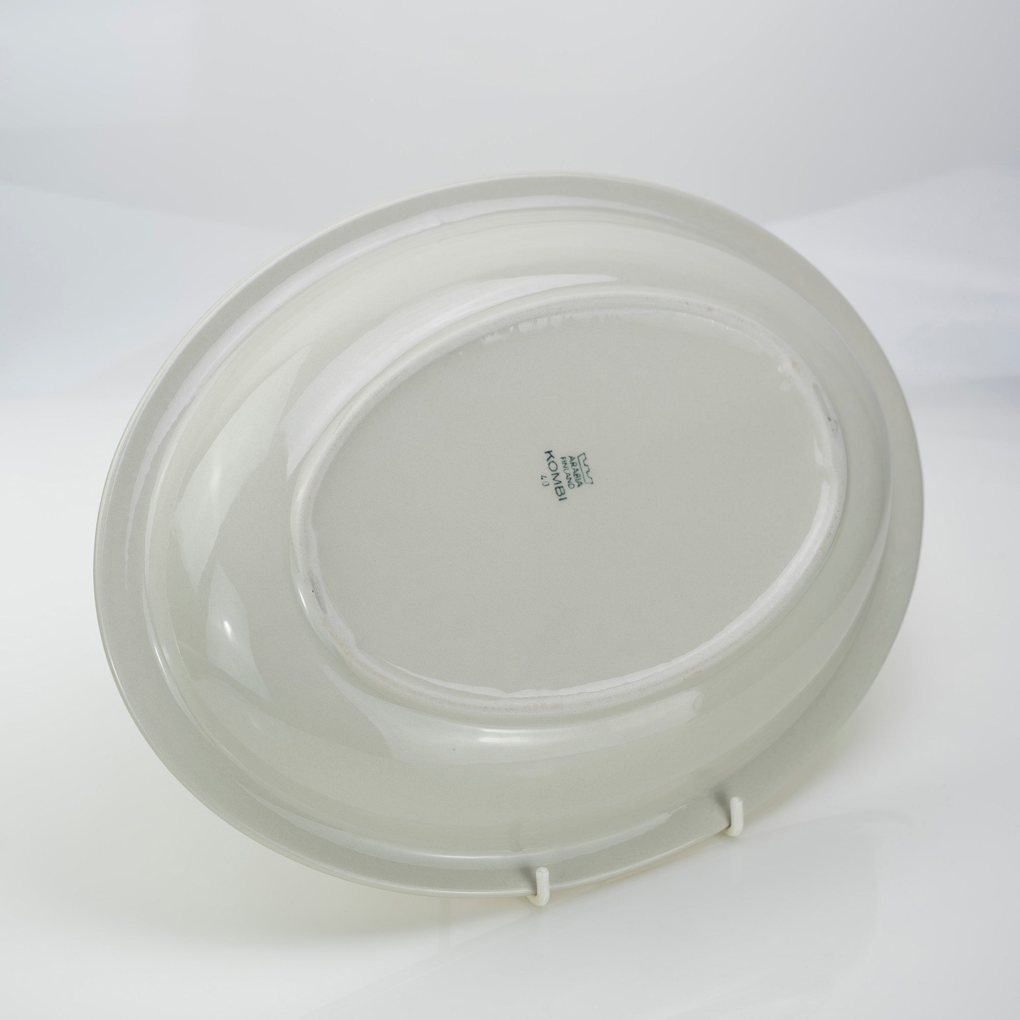 Arabia Kombi Kati Tuominen-Niittyla Oval Deep Dish 34cm Nordic Vintage 1970s (1)