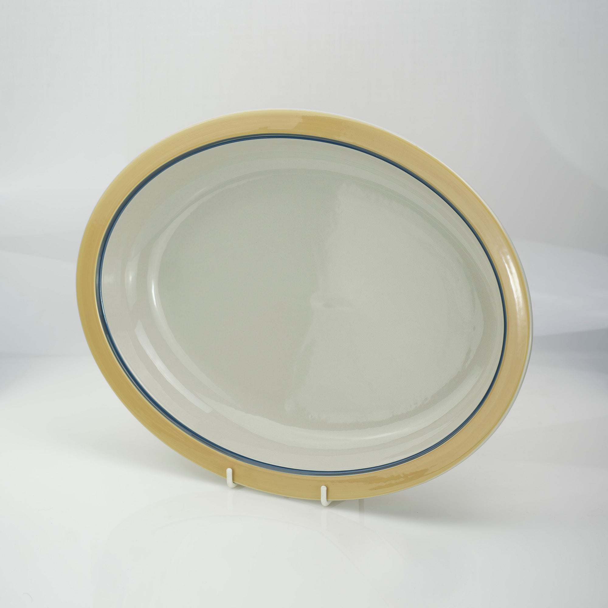 ARABIA Kombi Kati Tuominen-Niittyla Oval Deep Dish 40cm Nordic Vintage 1970s (1)