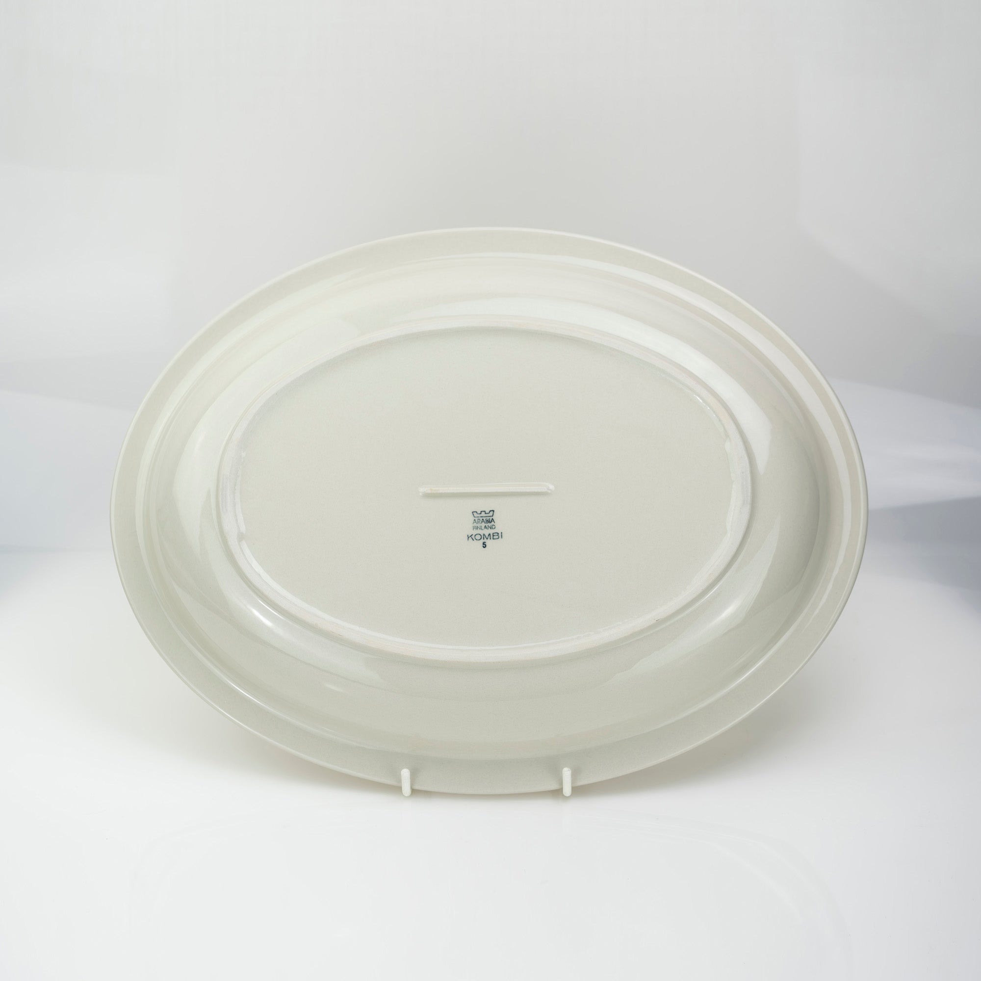 ARABIA Kombi Kati Tuominen-Niittyla Oval Deep Dish 40cm Nordic Vintage 1970s (1)