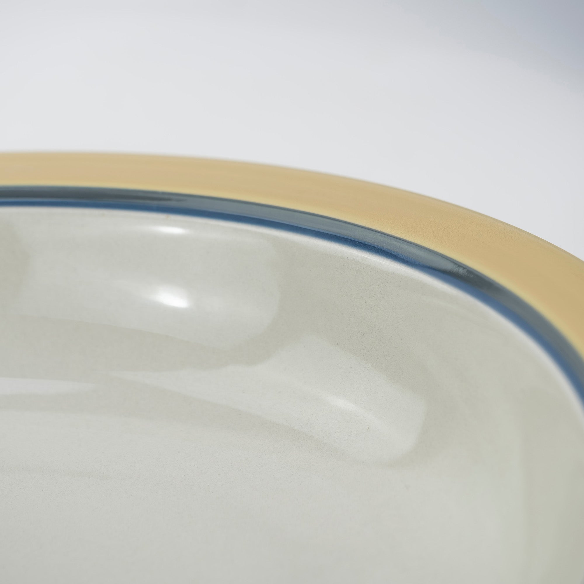 ARABIA Kombi Kati Tuominen-Niittyla Oval Deep Plate 40cm Nordic Vintage 1970s (2)