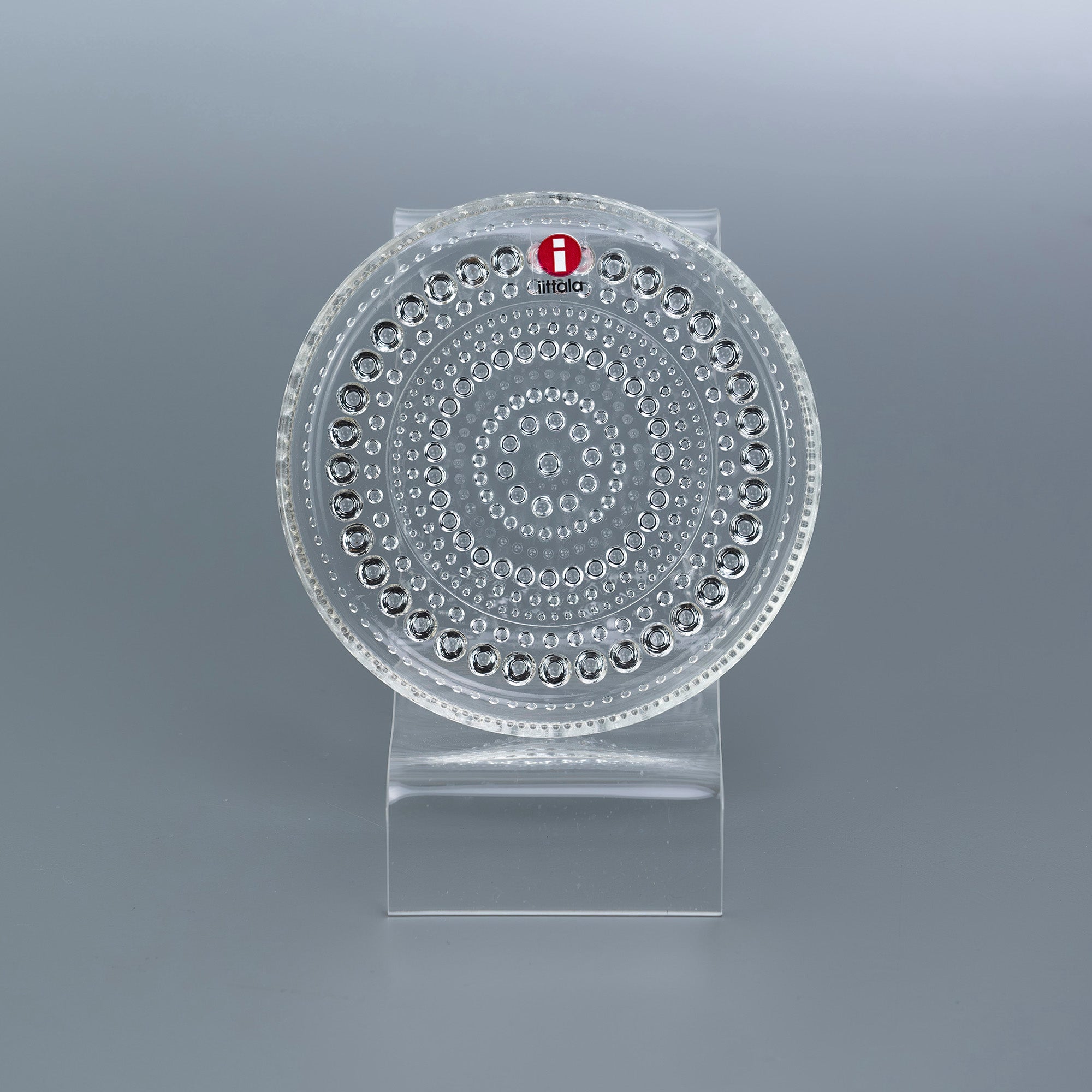 イッタラ カステヘルミ iittala Kastehelmi 10cmプレート クリア 2枚セット 美品