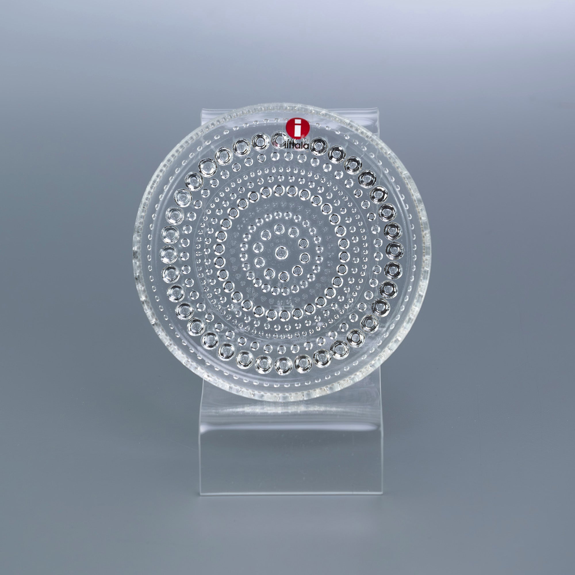 イッタラ カステヘルミ iittala Kastehelmi 10cmプレート クリア 2枚セット 美品