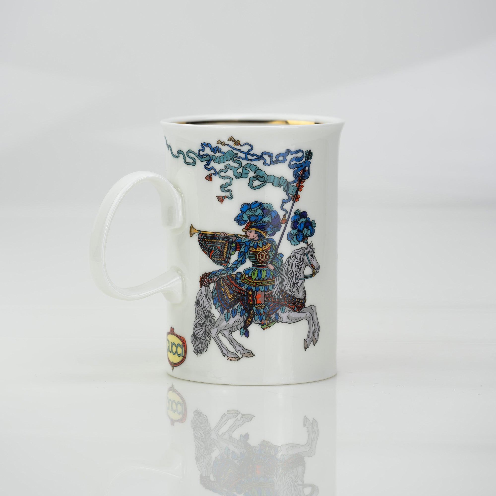 GUCCI Old Gucci Mug 1980s Bone China
