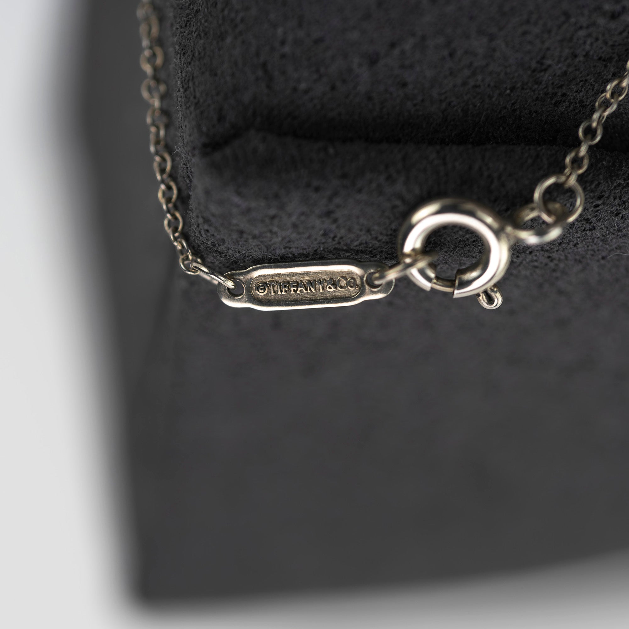 Tiffany & Co. 1837 Interlocking Circle Necklace, 925 Silver x Rubedo Metal