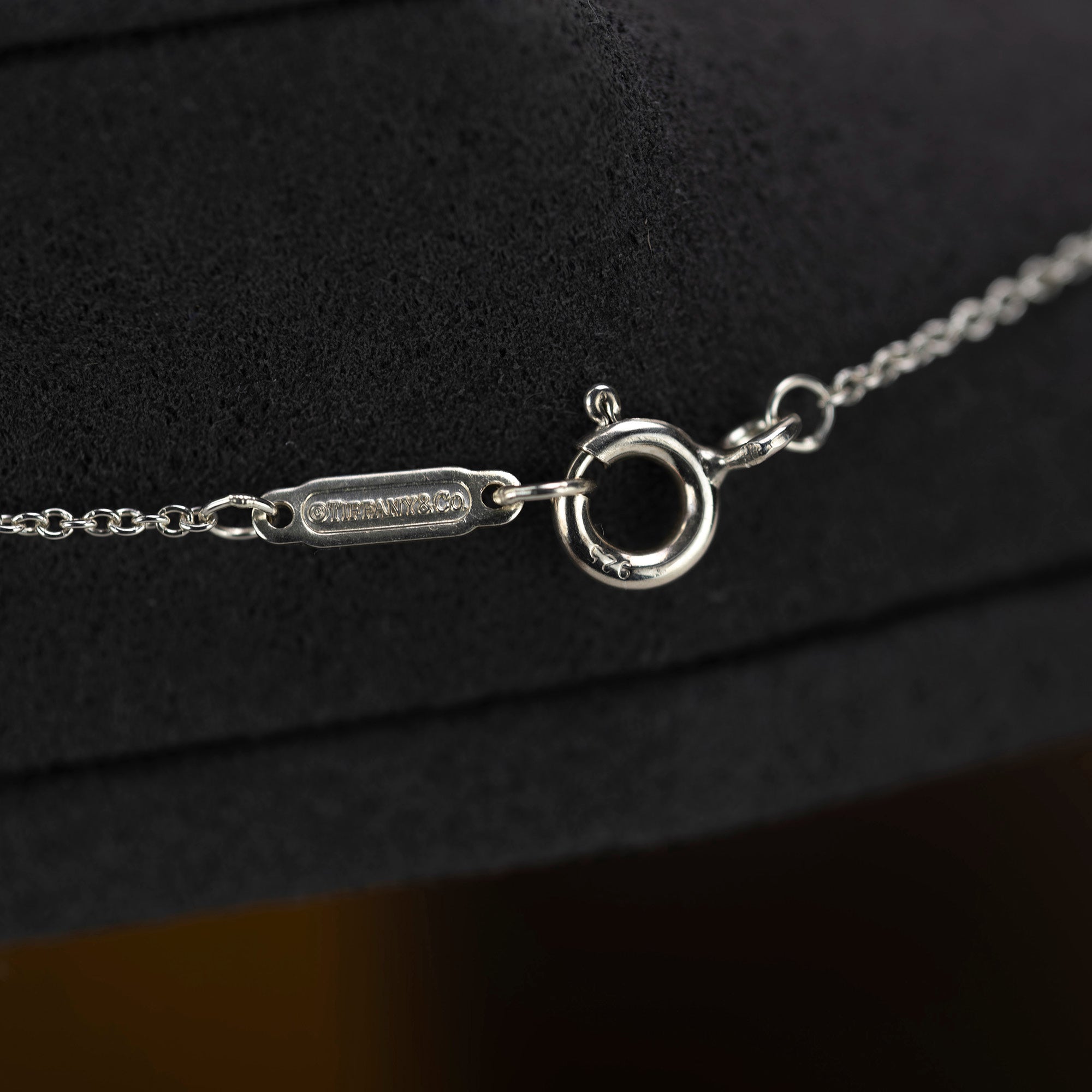 Tiffany & Co. Interlocking Triple Circle Necklace, 925 Silver x Rubedo Metal