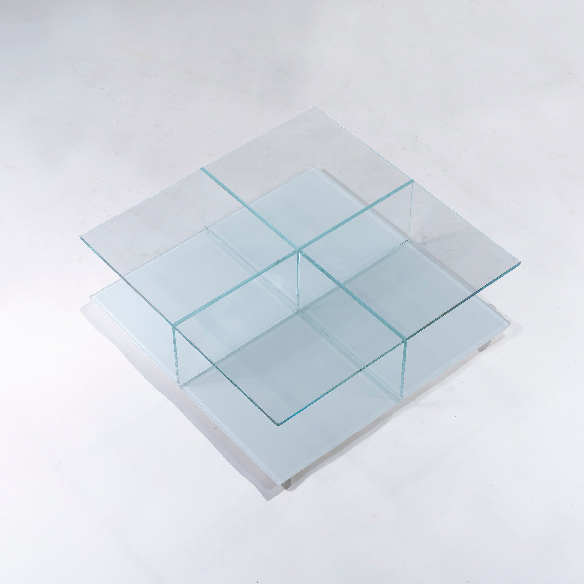 Cassina Center Table ◆Limited delivery within Tokyo◆ Cassina 269 MEX Square Low Table Glass Table Modern