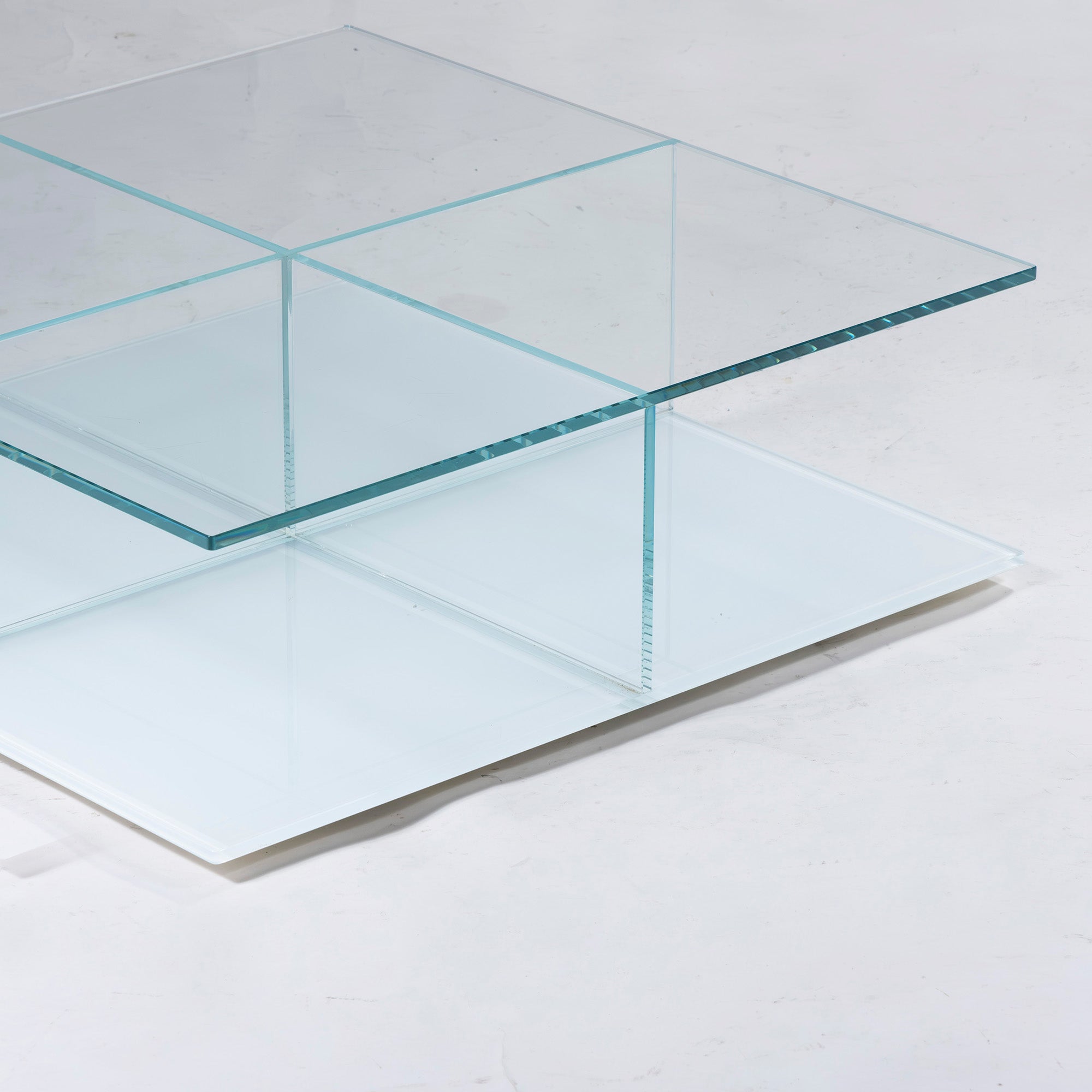 Cassina Center Table ◆Limited delivery within Tokyo◆ Cassina 269 MEX Square Low Table Glass Table Modern