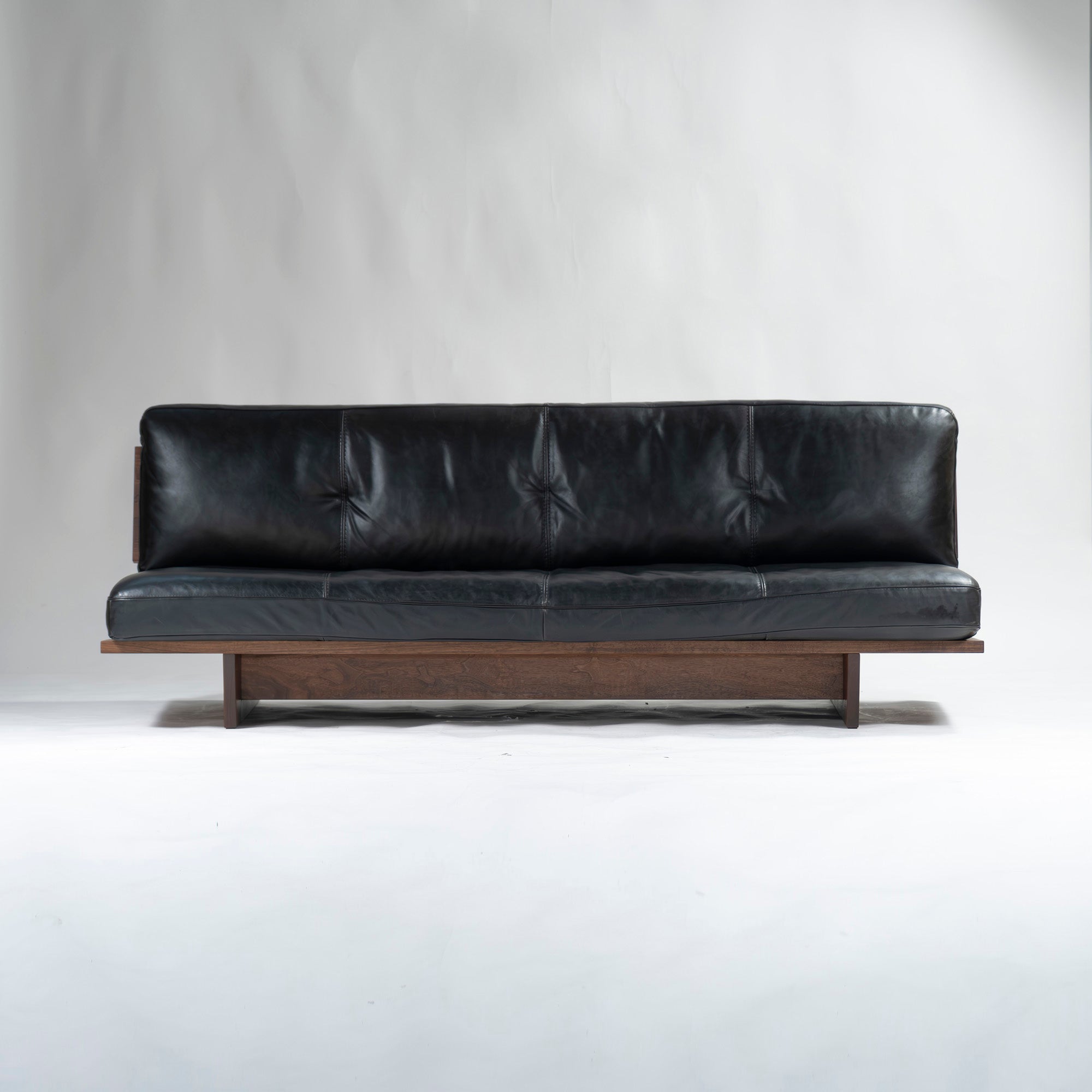 ACTUS sofa ACTUS five by five TILL w180 solid walnut leather genuine leather master wall