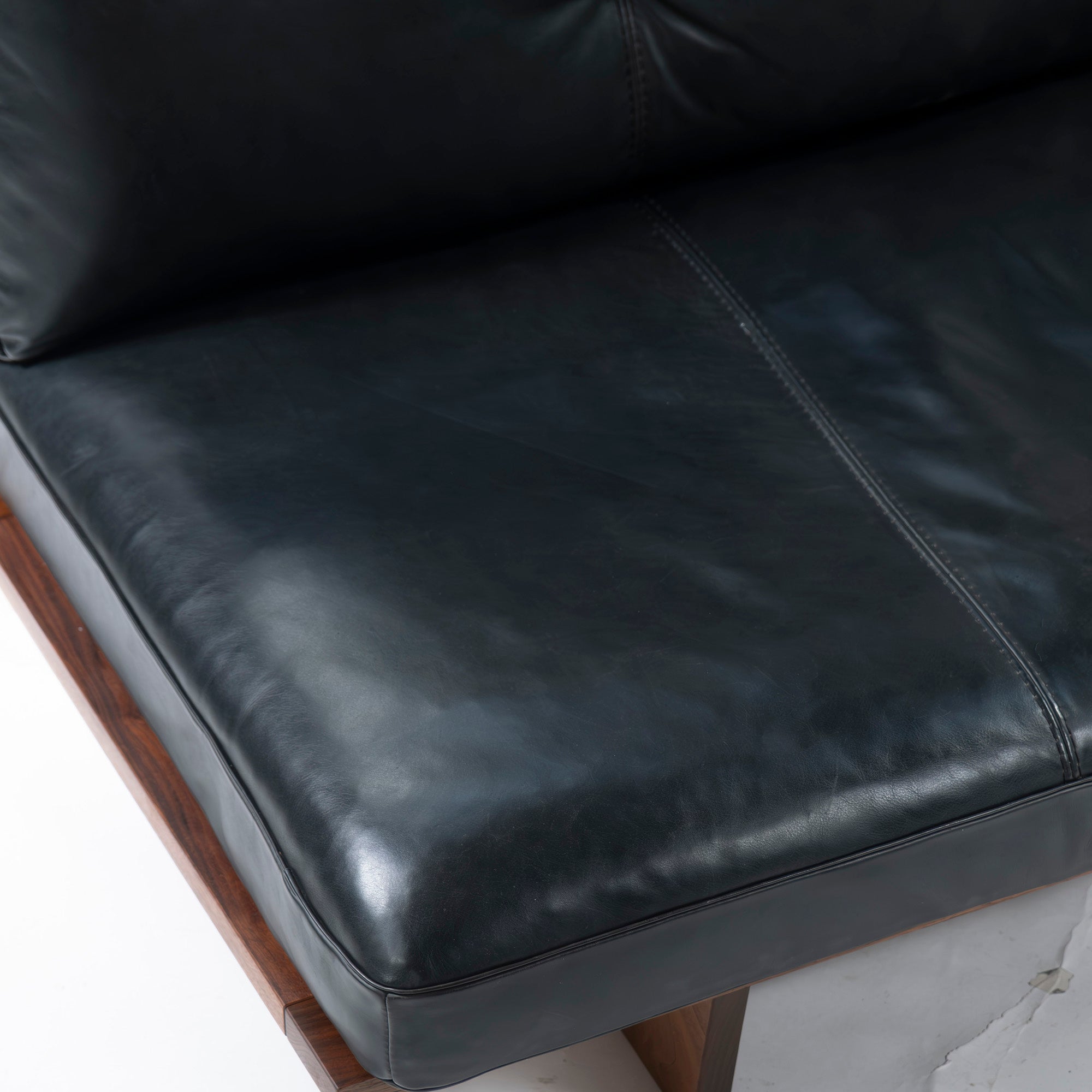 ACTUS sofa ACTUS five by five TILL w180 solid walnut leather genuine leather master wall