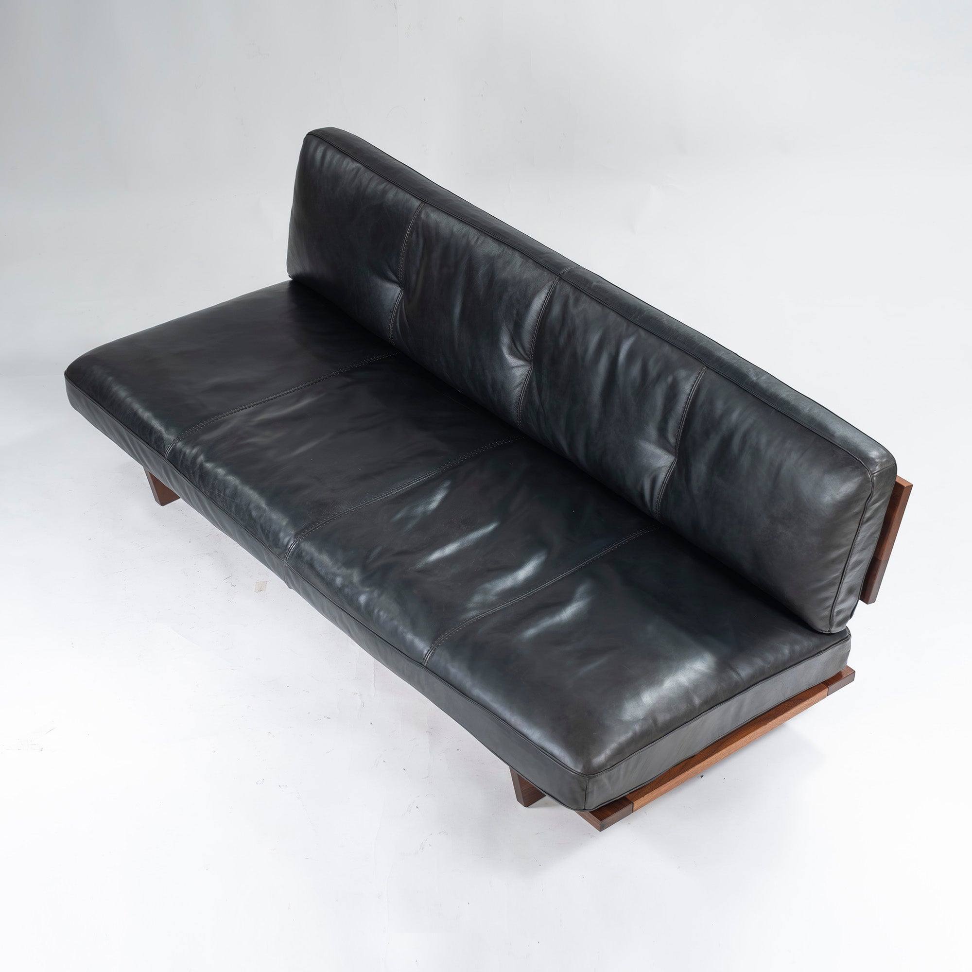 ACTUS sofa ACTUS five by five TILL w180 solid walnut leather genuine leather master wall