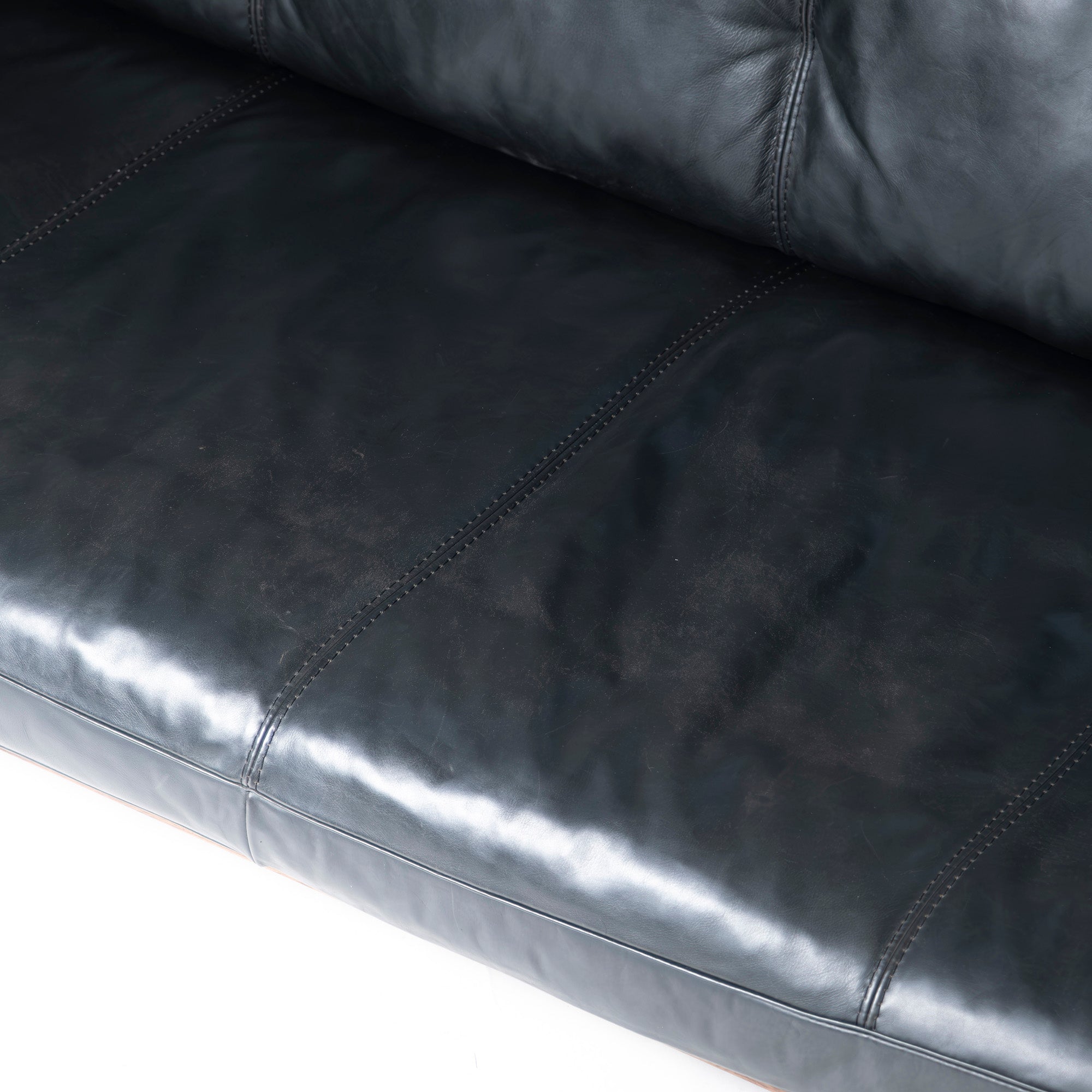 ACTUS sofa ACTUS five by five TILL w180 solid walnut leather genuine leather master wall