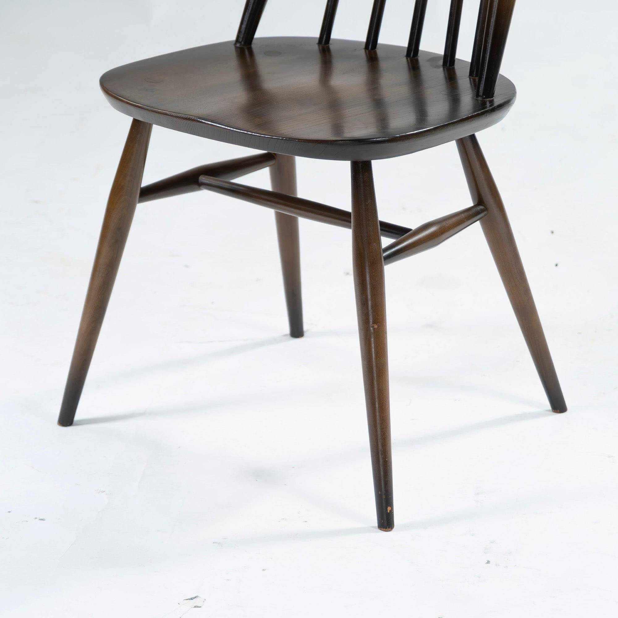 Dining chair ERCOL Goldsmith chair (1) Elm wood Beech wood British vintage 1980s Windsor chair