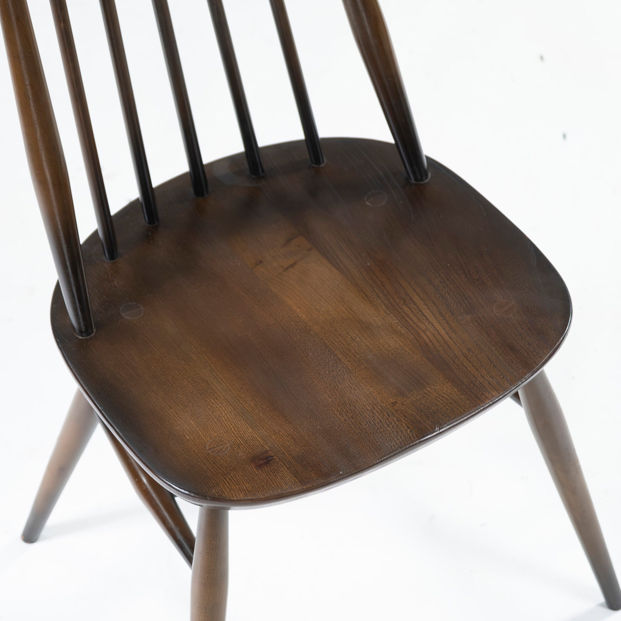 Dining chair ERCOL Goldsmith chair (1) Elm wood Beech wood British vintage 1980s Windsor chair