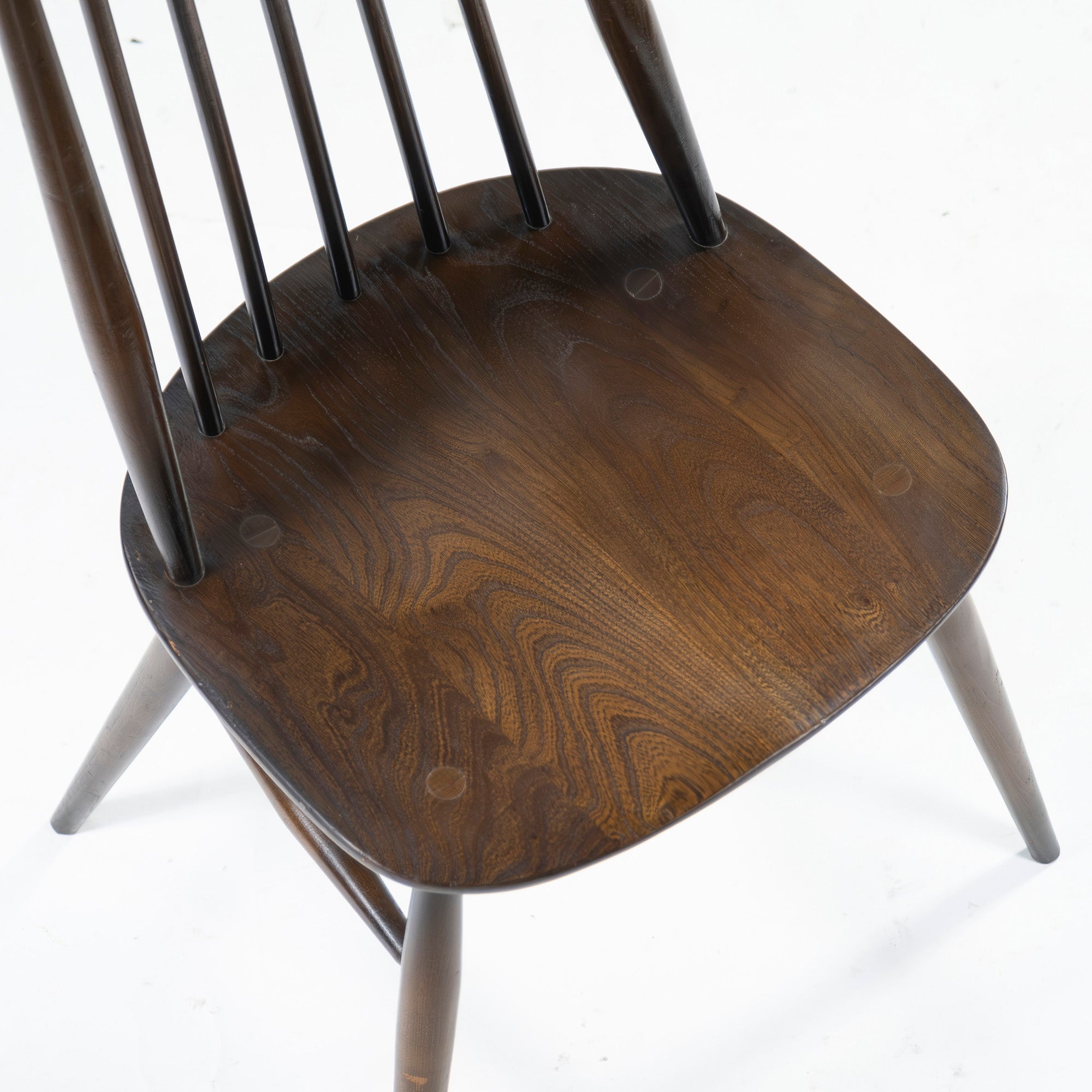Dining chair ERCOL Goldsmith chair (2) Elm wood Beech wood British vintage 1980s Windsor chair