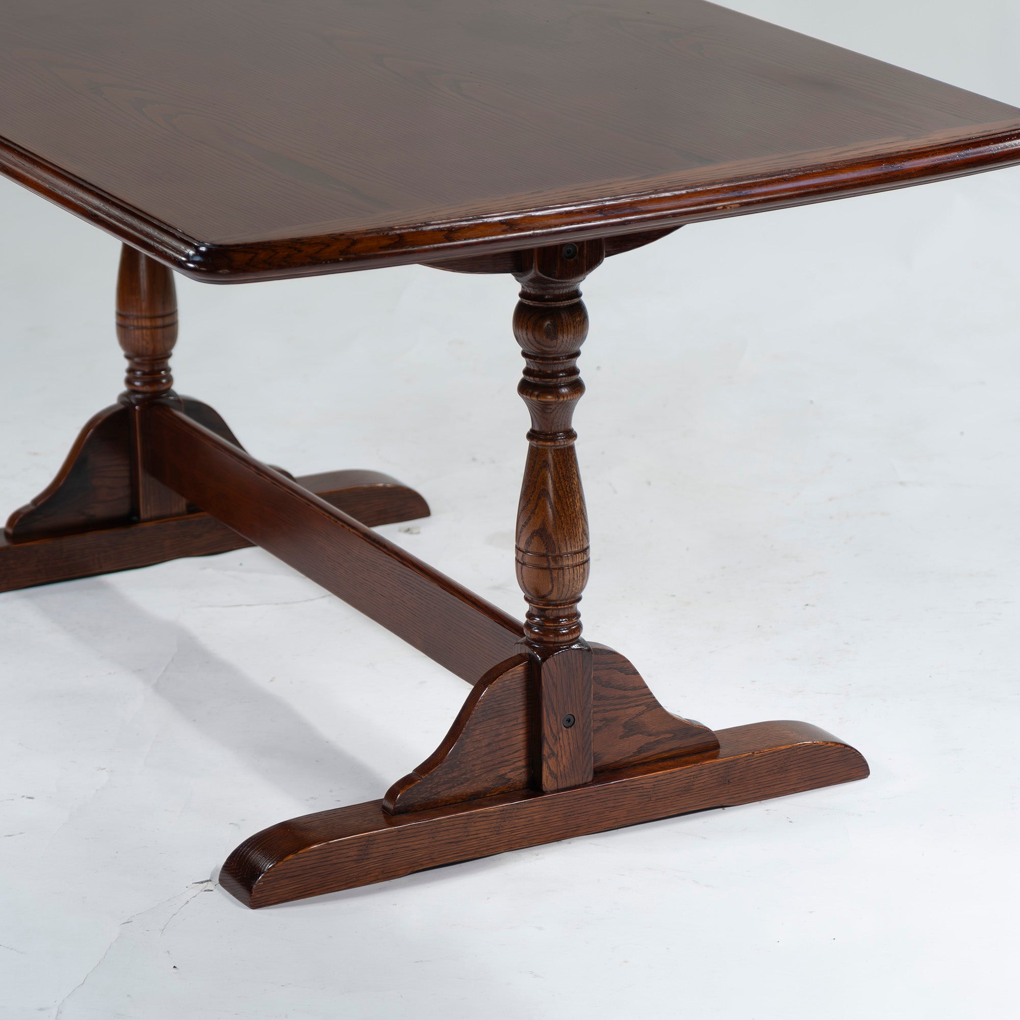 5-piece dining set, British country style, oak wood, armchair, dining chair, dining table, antique style, Mitsukoshi