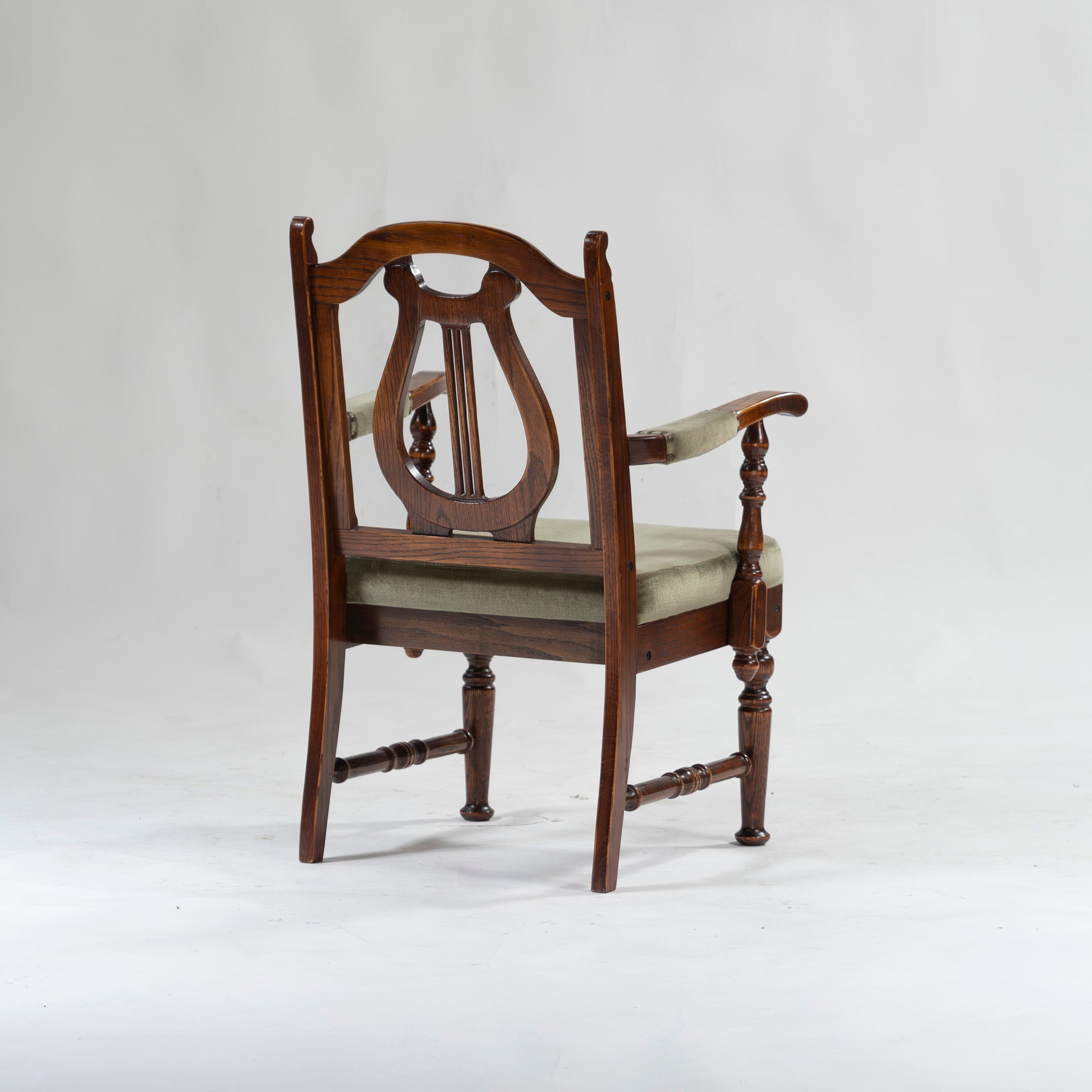 5-piece dining set, British country style, oak wood, armchair, dining chair, dining table, antique style, Mitsukoshi