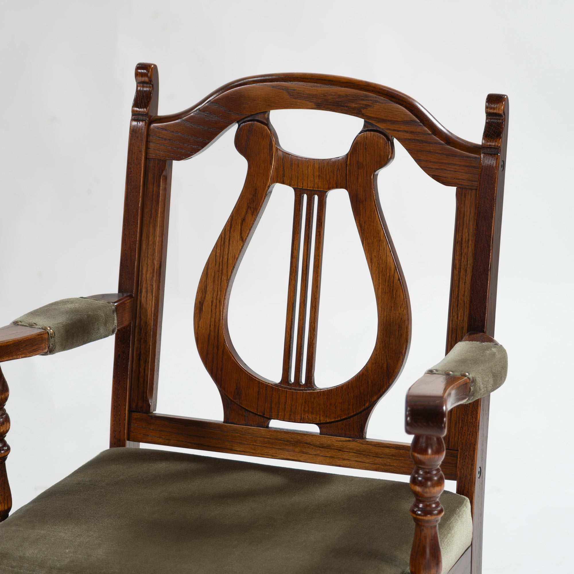 5-piece dining set, British country style, oak wood, armchair, dining chair, dining table, antique style, Mitsukoshi